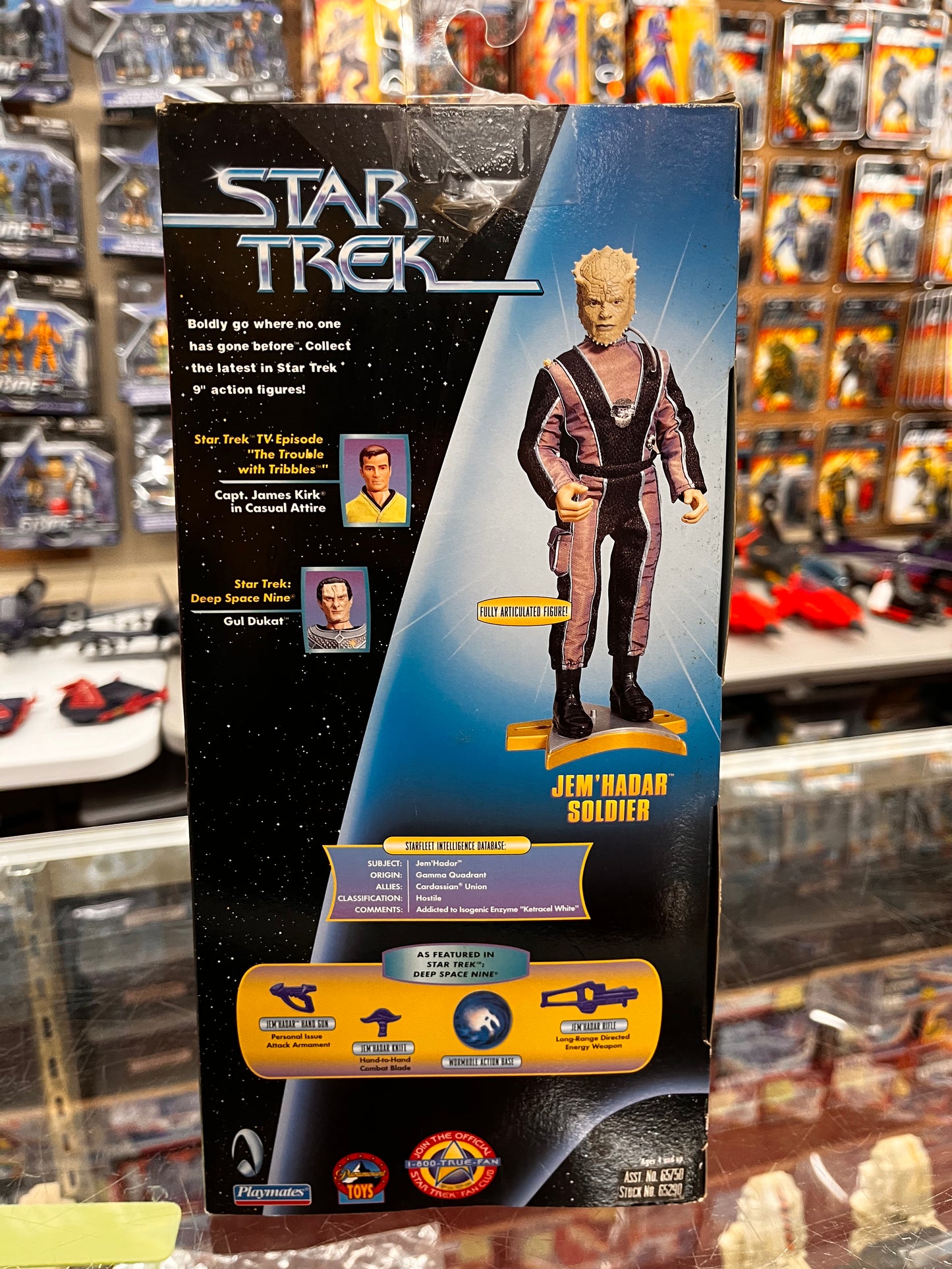 Star Trek Warp Factor Series 3 JEM'HADAR SOLDIER 9" Action Figure 1998 Playmates