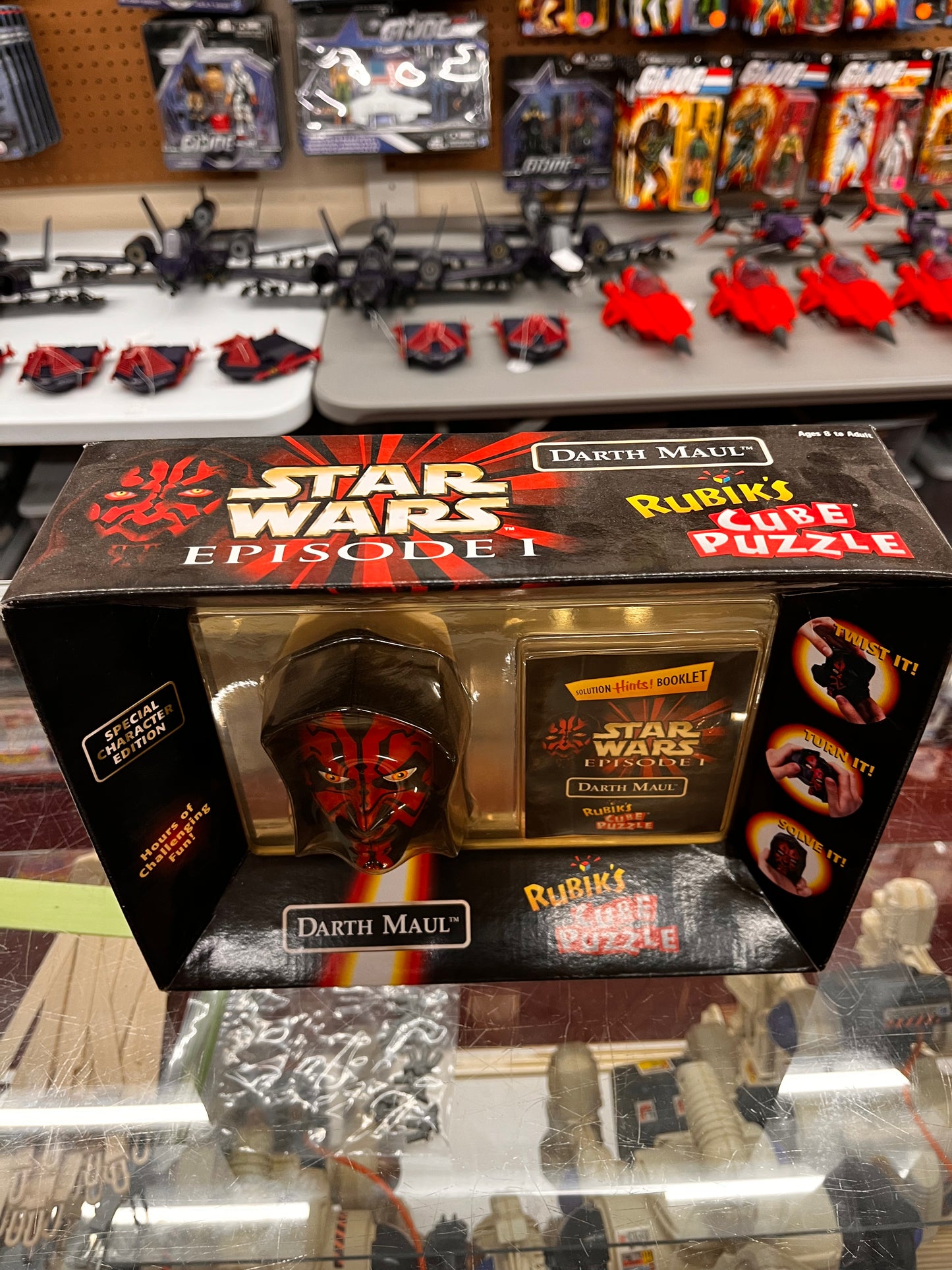 Star Wars Episode I Darth Maul Rubik's Cube Puzzle 1999 Brand New Factory Sealed