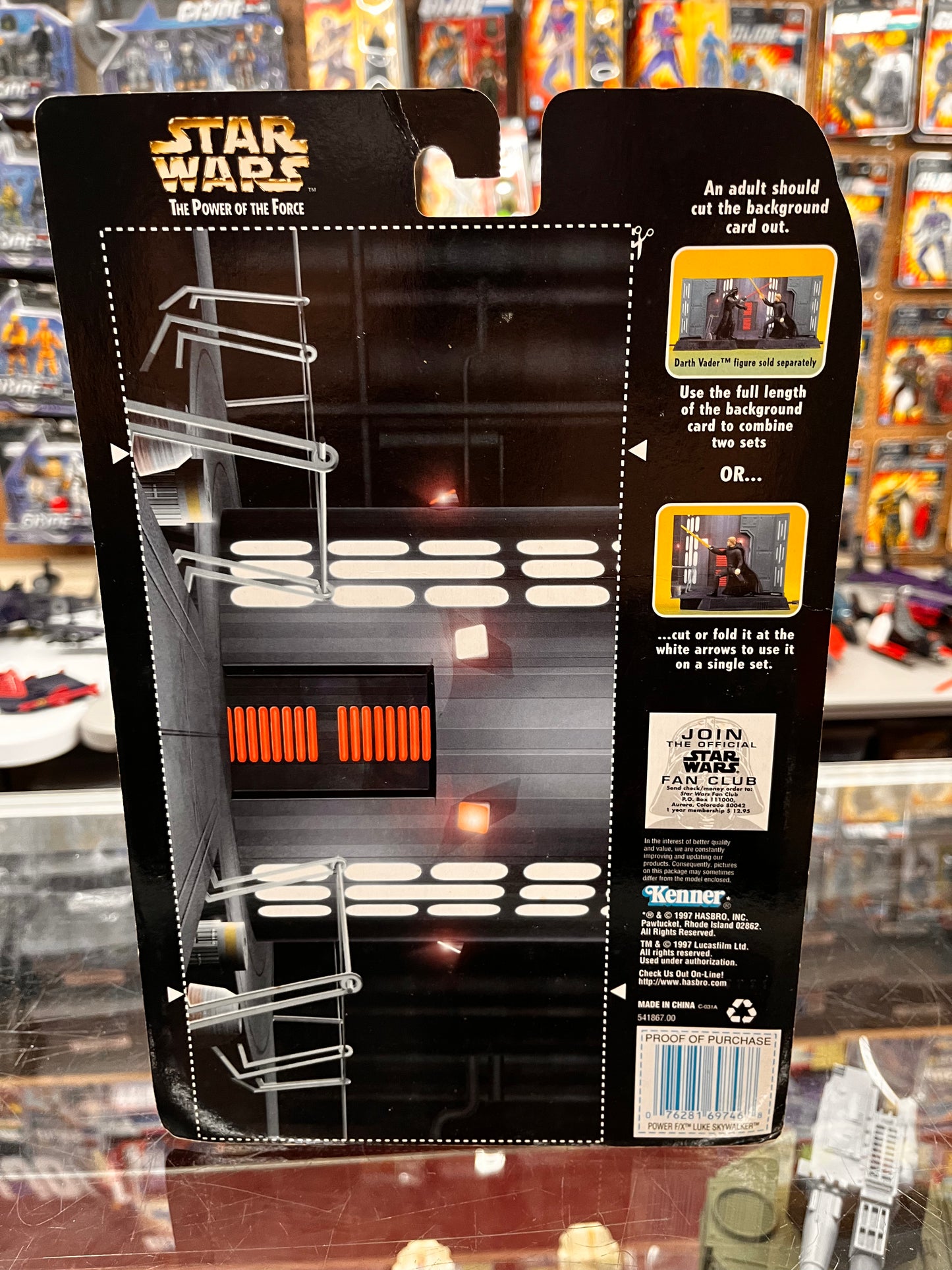 STAR WARS Power of the Force Electronic Power F/X Luke Skywalker Kenner 1996