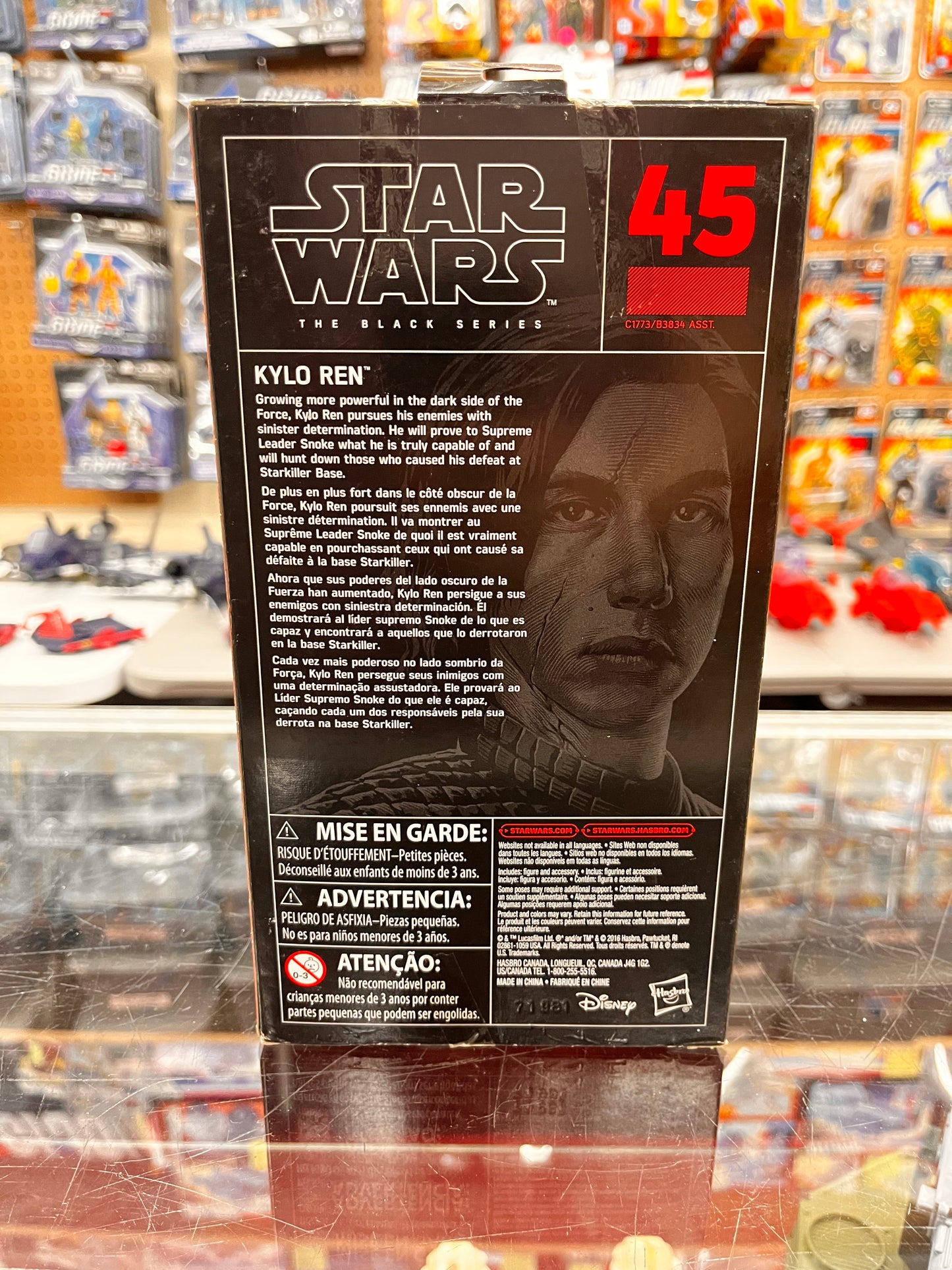 STAR WARS THE BLACK SERIES #45 THE LAST JEDI 6-INCH KYLO REN ACTION FIGURE