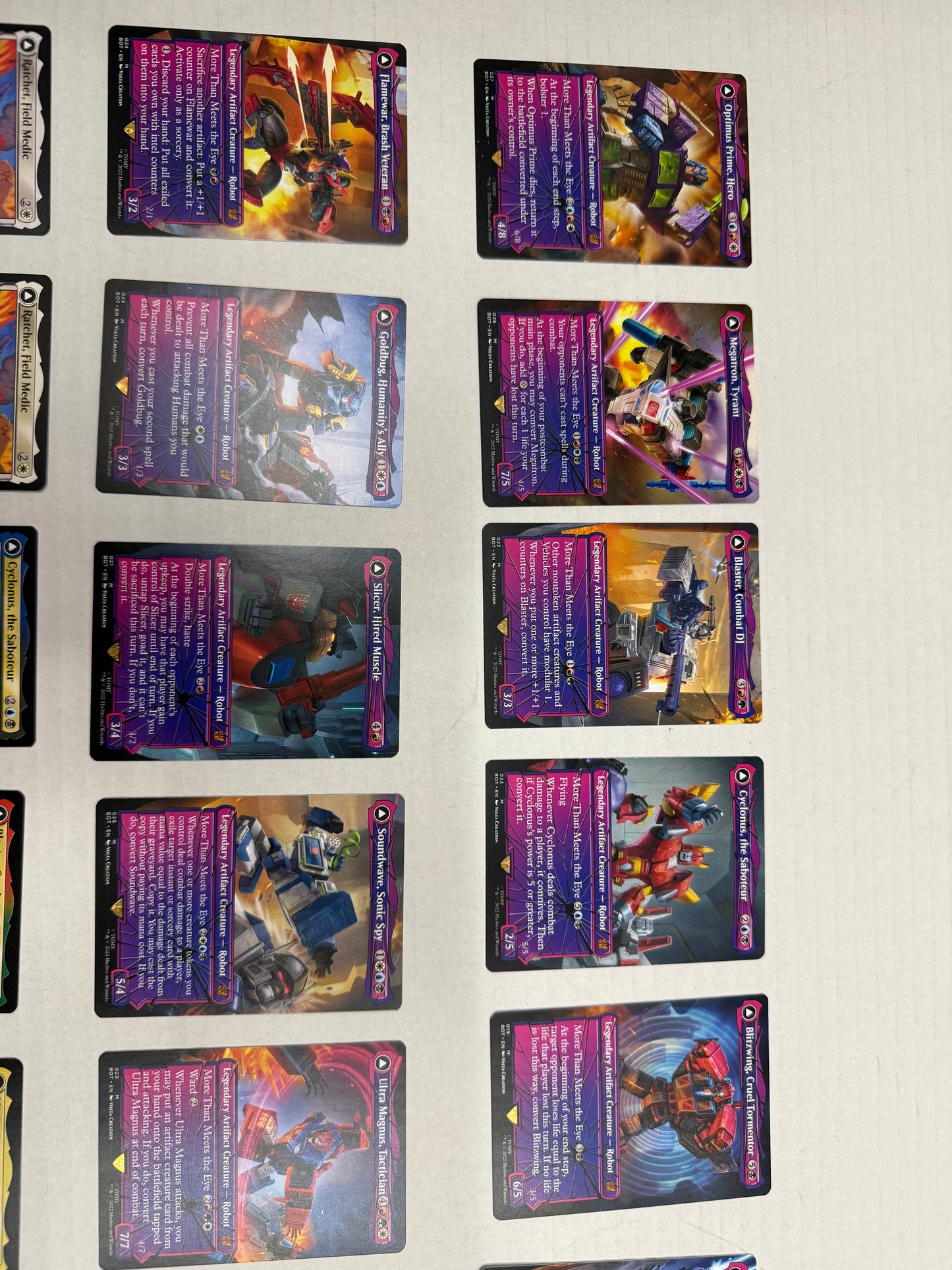 Magic The Gathering Transformers 35 Cards