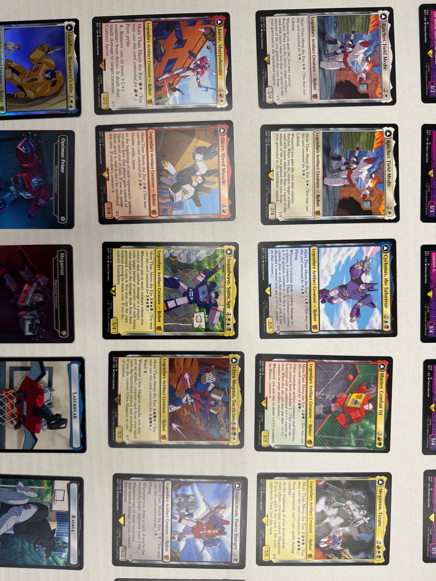 Magic The Gathering Transformers 35 Cards