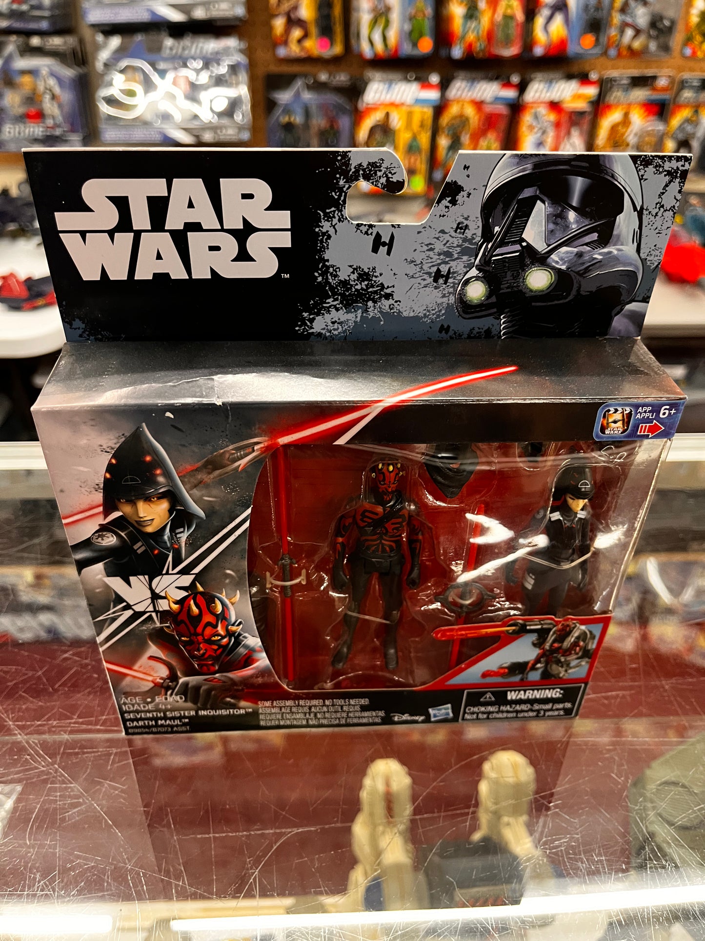 Star Wars Rebels Seventh Sister Inquisitor & Darth Maul 3.75" Action Figures New