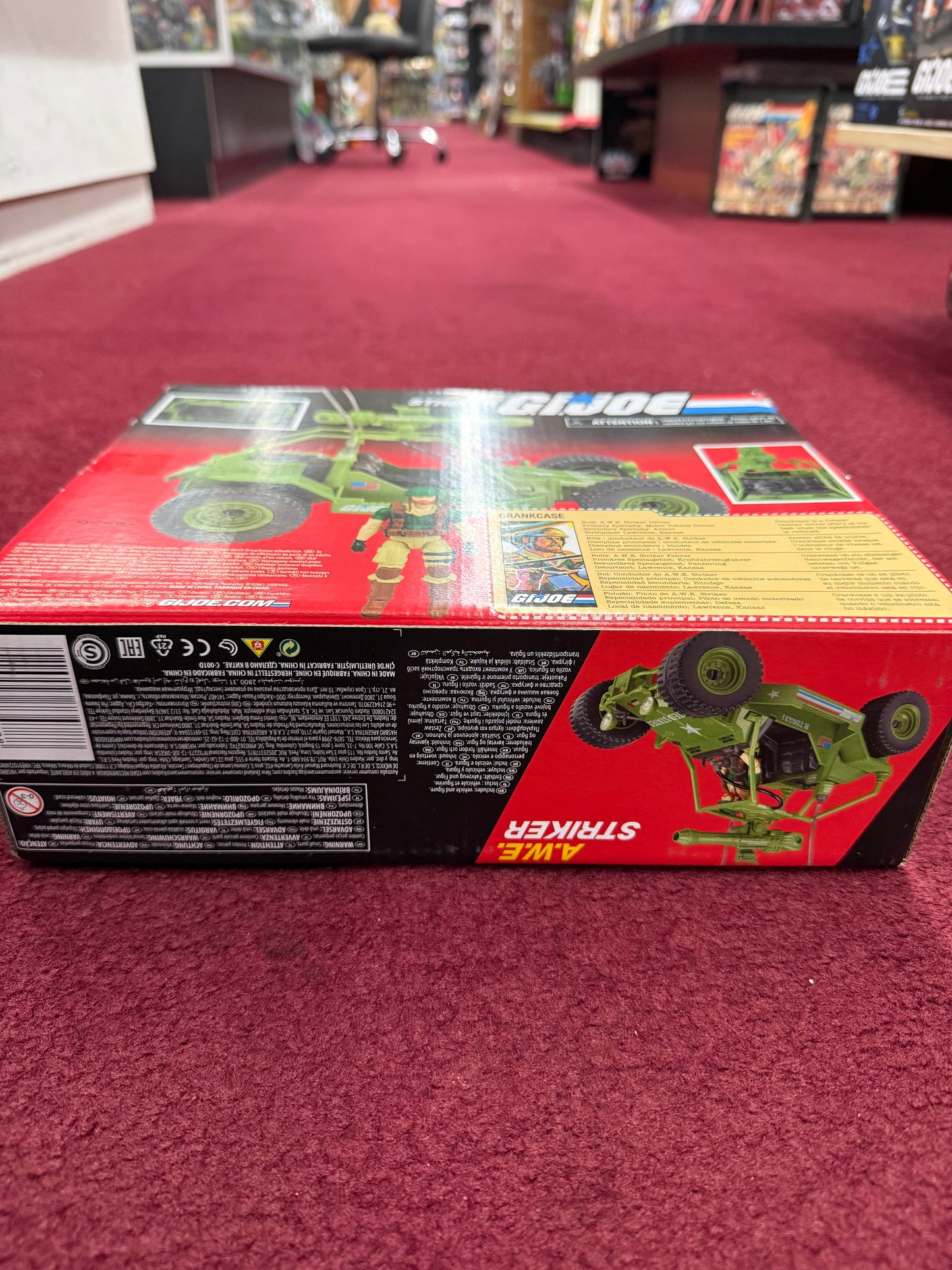 G.I. Joe Retro 3.75 iInch A.W.E. Striker WAL-MART EXCLUSIVE Vehicle w/Crankcase