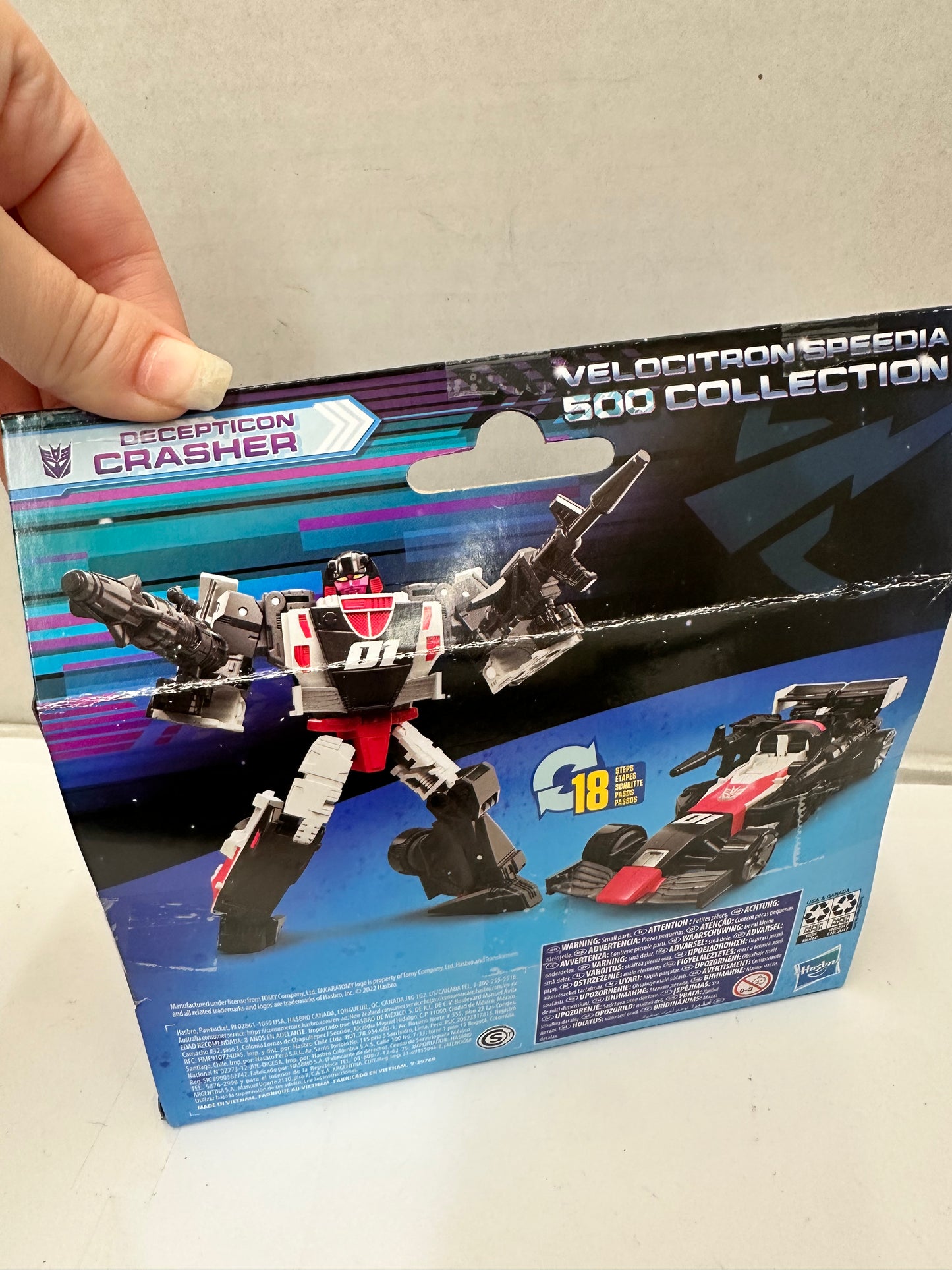Hasbro Transformers Legacy Velocitron Speedia 500 Collection Decepticon Crasher