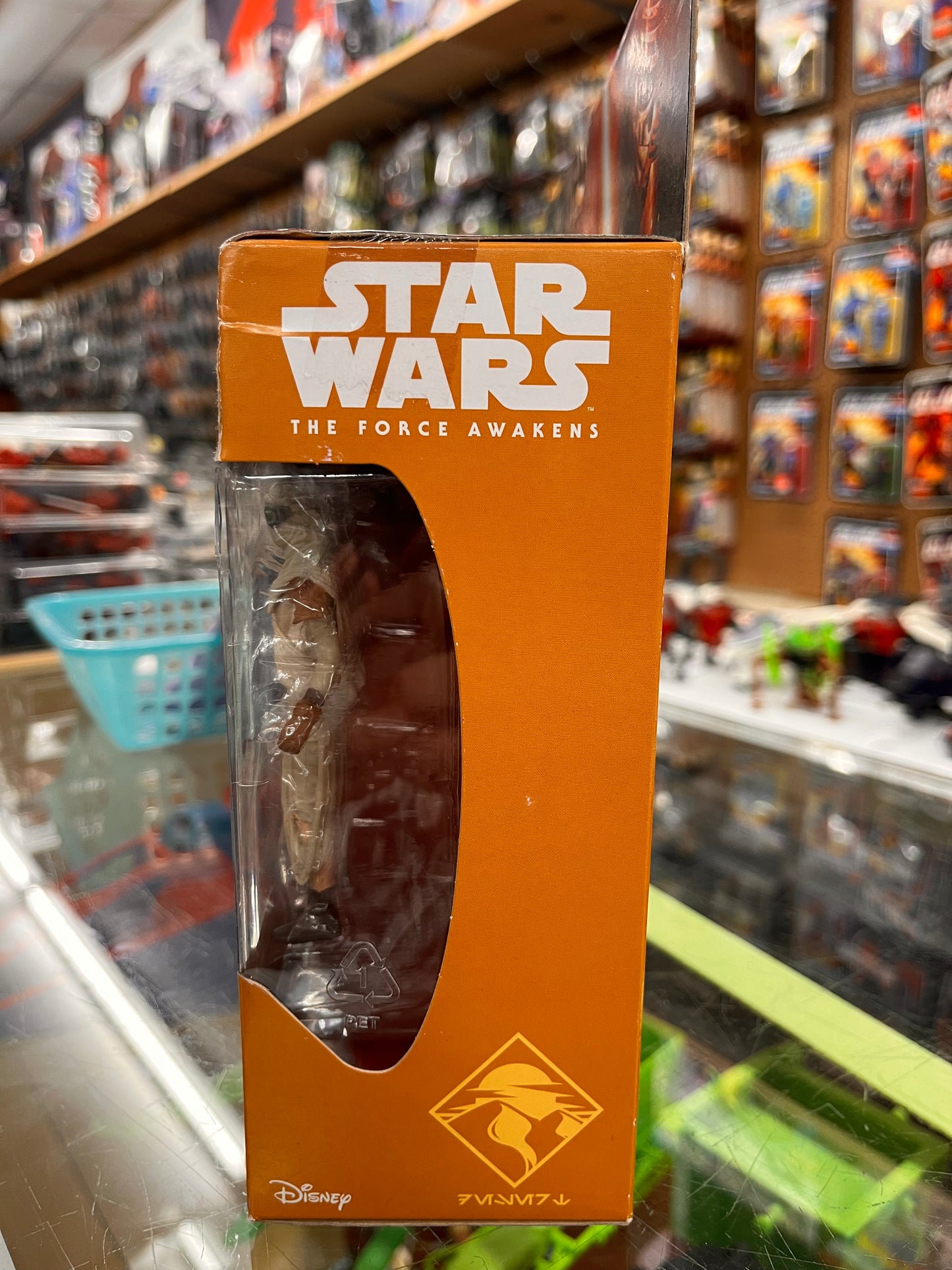 Star Wars The Force Awakens Rey's Speeder with Rey (Jakku) 3.75" Figure NEW
