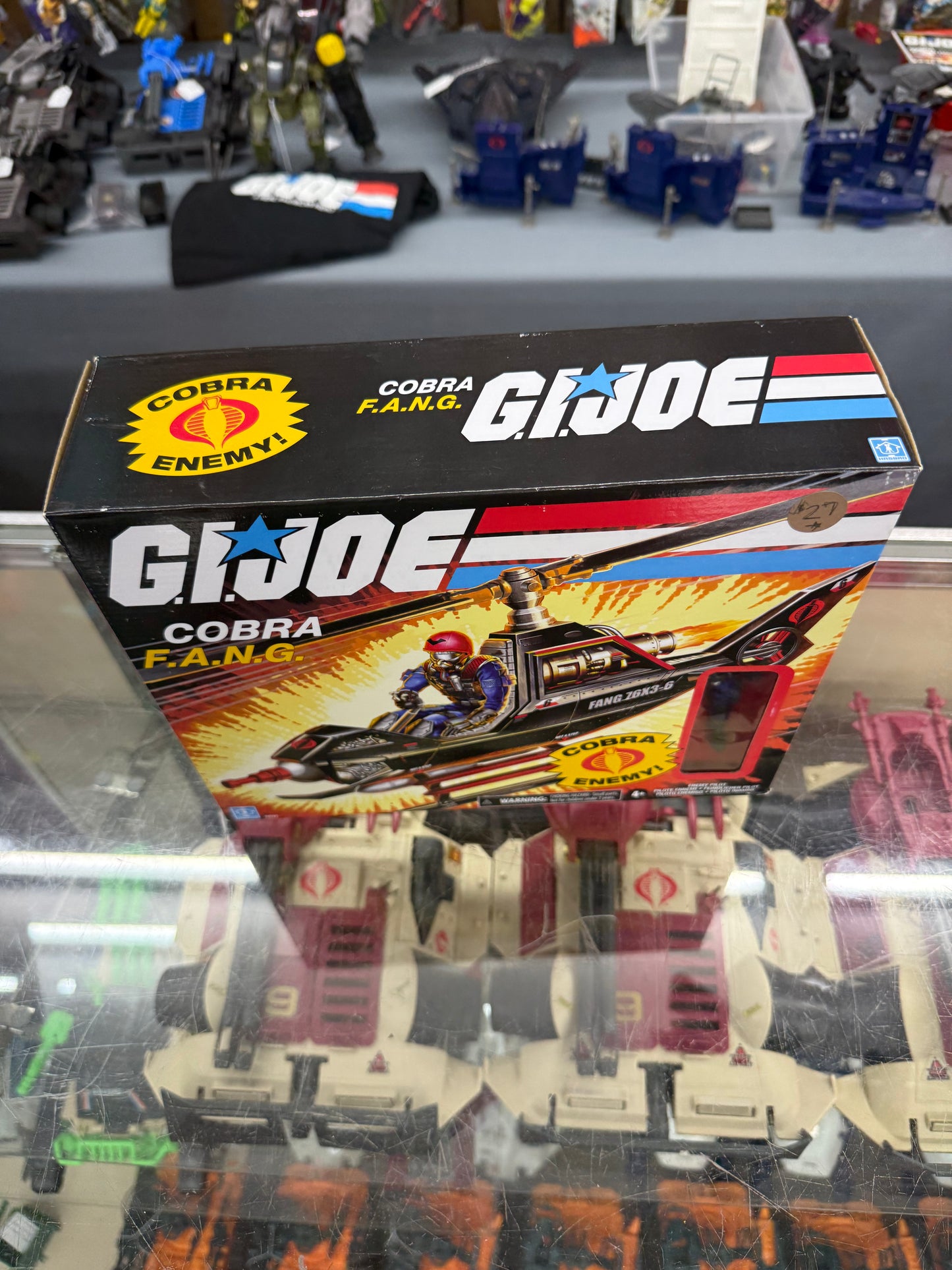 COBRA FANG VEHICLE FIGURE COMBO BOXED SET GI JOE RETRO 1:18