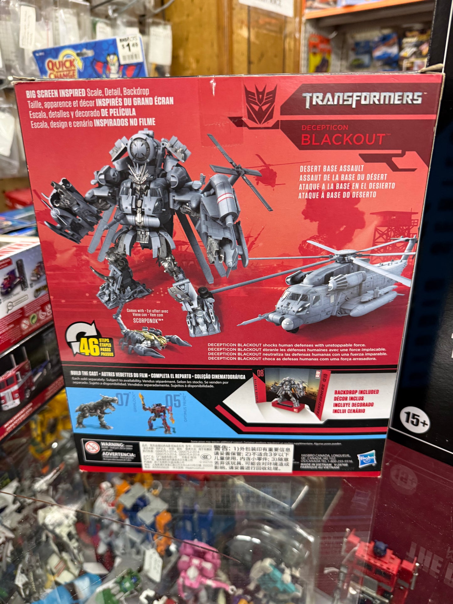 08 Blackout Leader Class | Transformers Studio Series | Hasbro