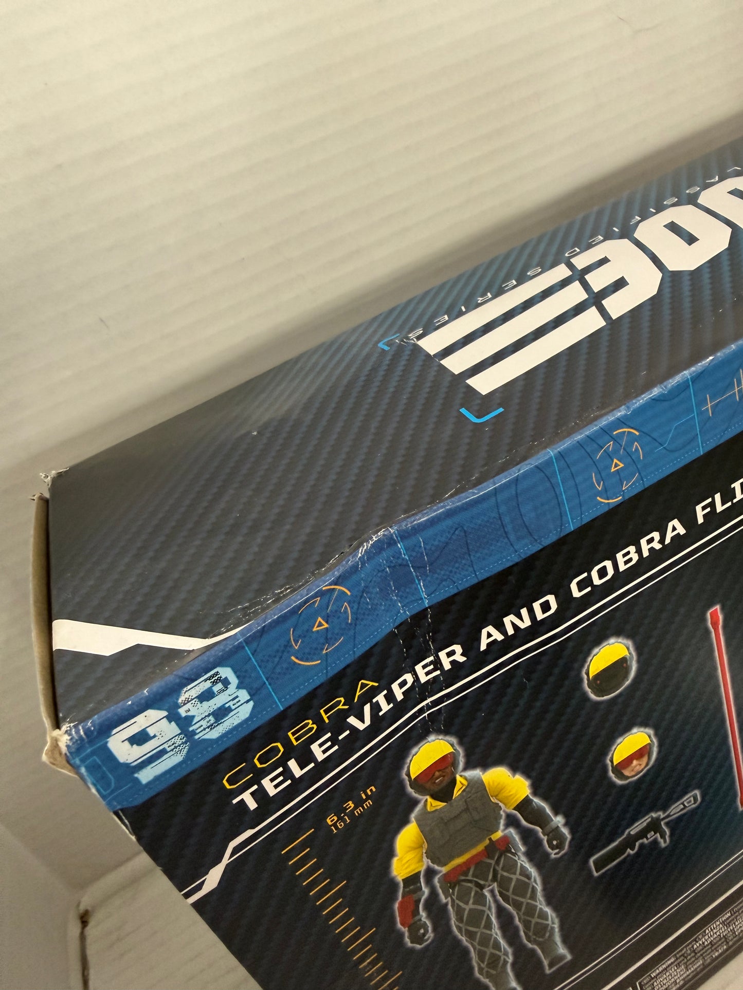 G.I. JOE Classified Tele-Viper & Cobra Flight Pod (Trubble Bubble) Box Damage