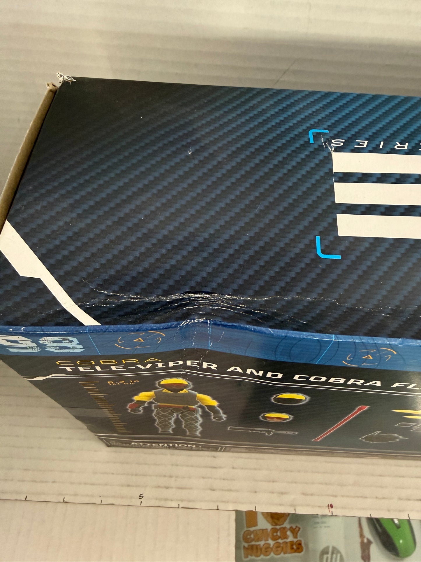 G.I. JOE Classified Tele-Viper & Cobra Flight Pod (Trubble Bubble) Box Damage