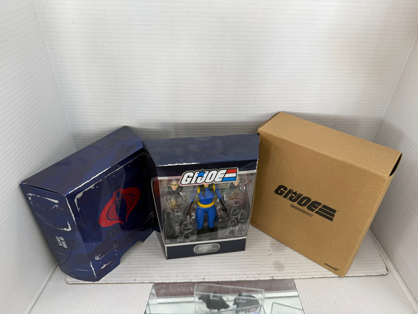 GI Joe ARAH Super7 Super 7 Ultimates! Baroness (Blue) Wave 2 Cobra Figure