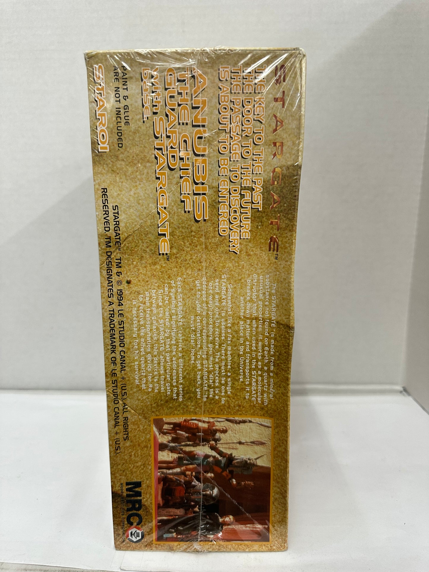 MRC: Stargate Anubis Chief Guard Plastic Model Kit 1/9th Scale - New Sealed