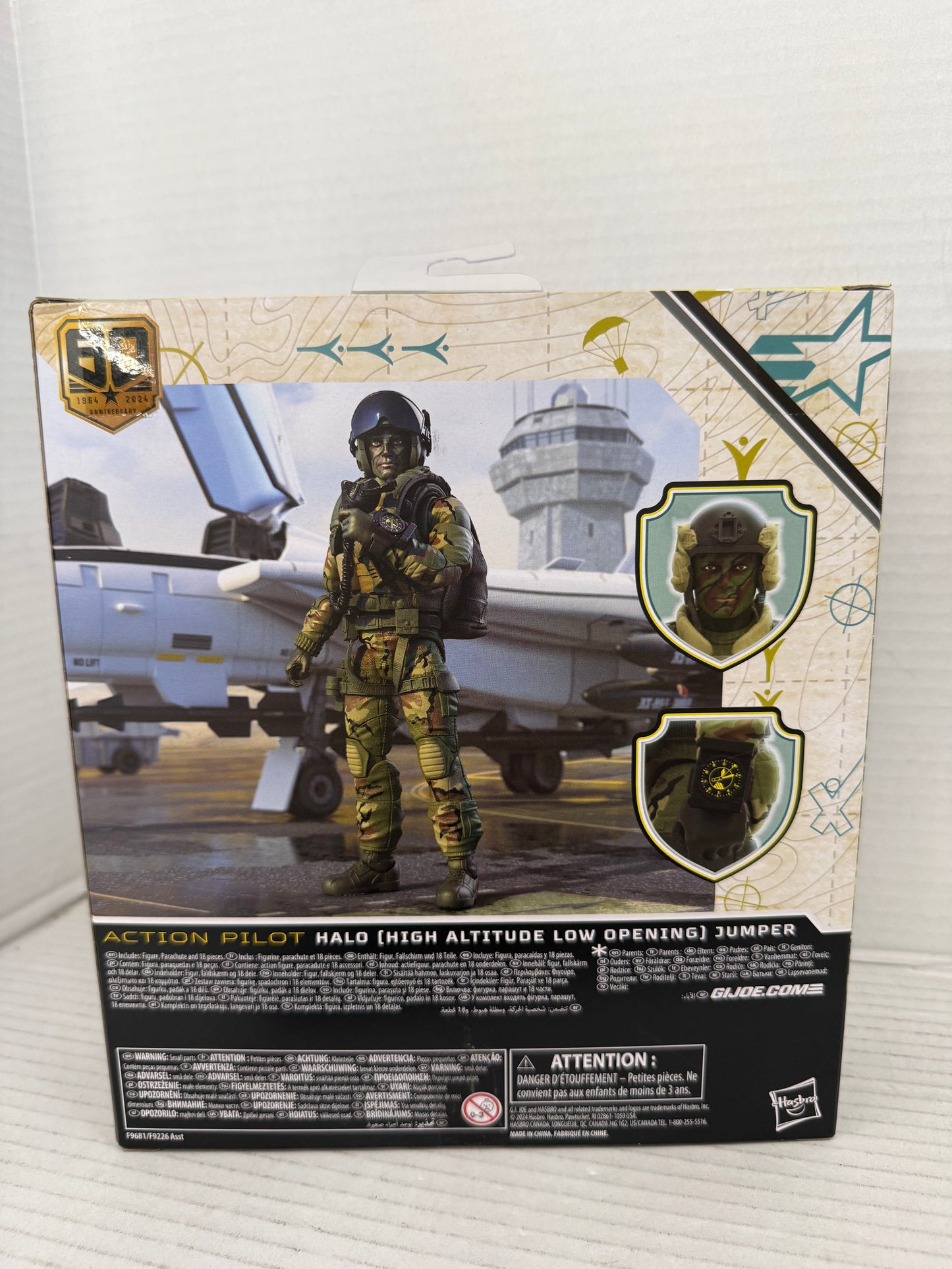 GI Joe Classified Series 60th Anniversary HALO Jumper 6" Pilot Action Figure