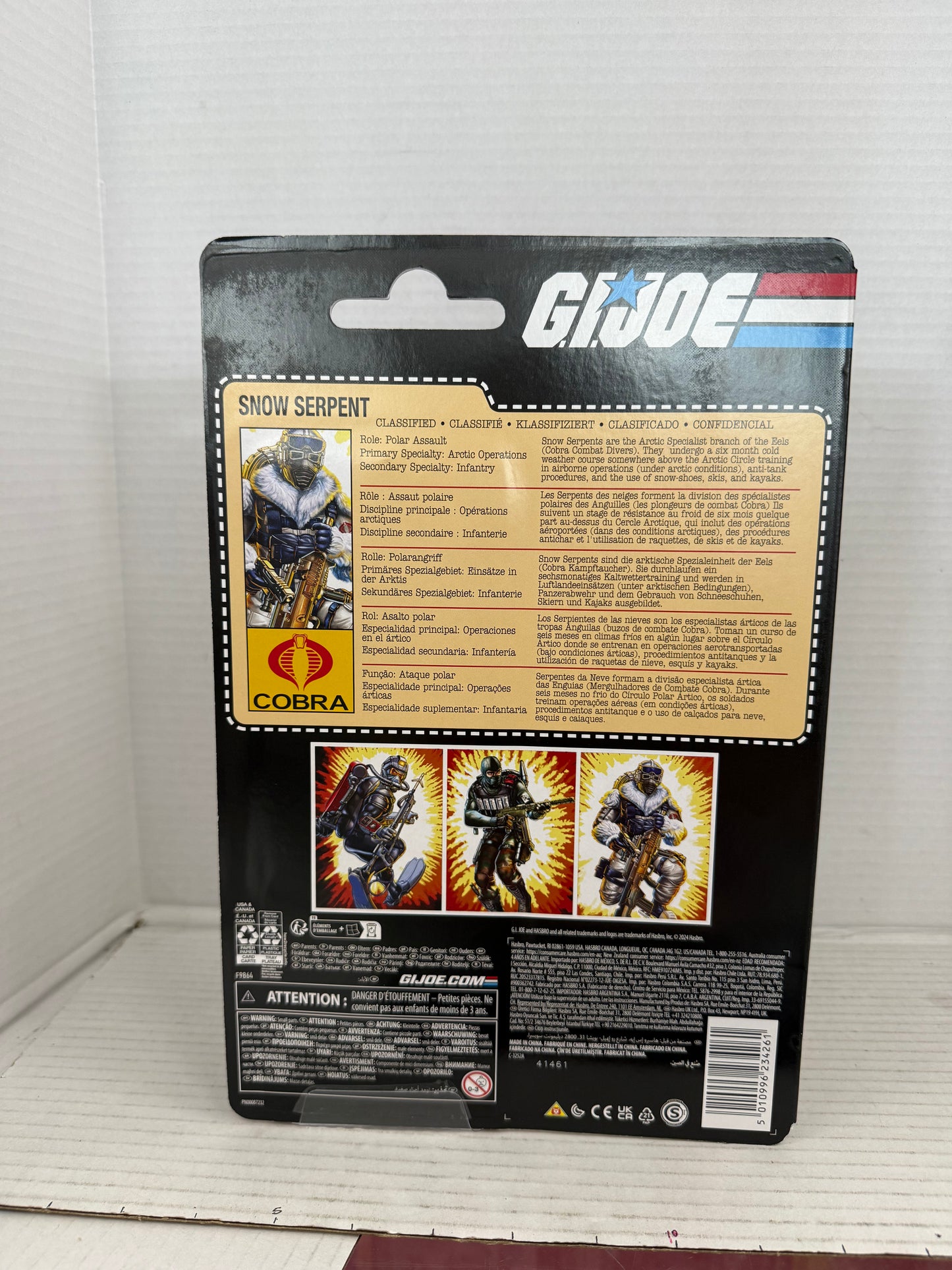 G.I. Joe: Classified Series Retro Cardback Snow Serpent