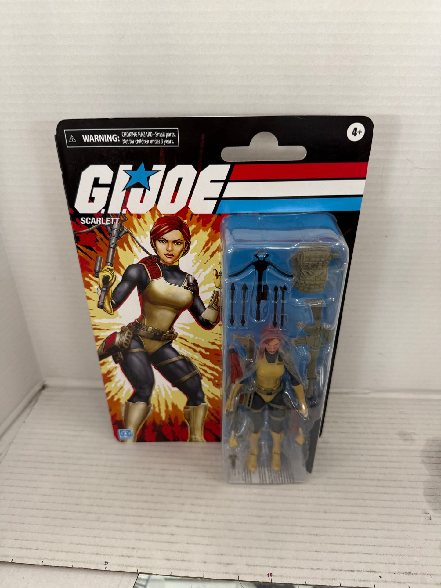 G.I. Joe Classified Series Retro Cardback Scarlett 6” Action Figure