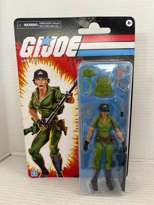 GI Joe Lady Jaye Retro Classified 6” Action Figure Hasbro 2022