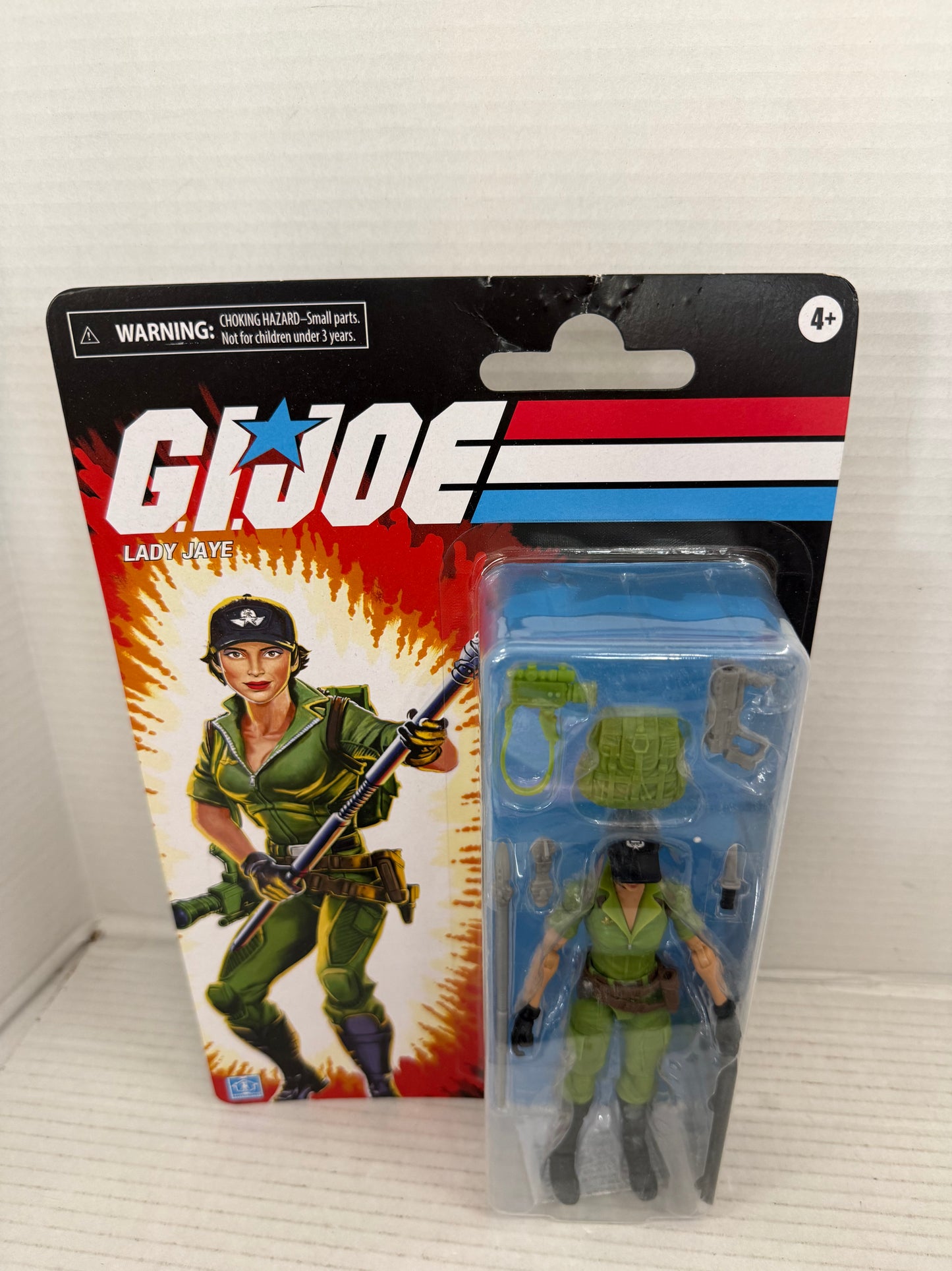 GI Joe Lady Jaye Retro Classified 6” Action Figure Hasbro 2022