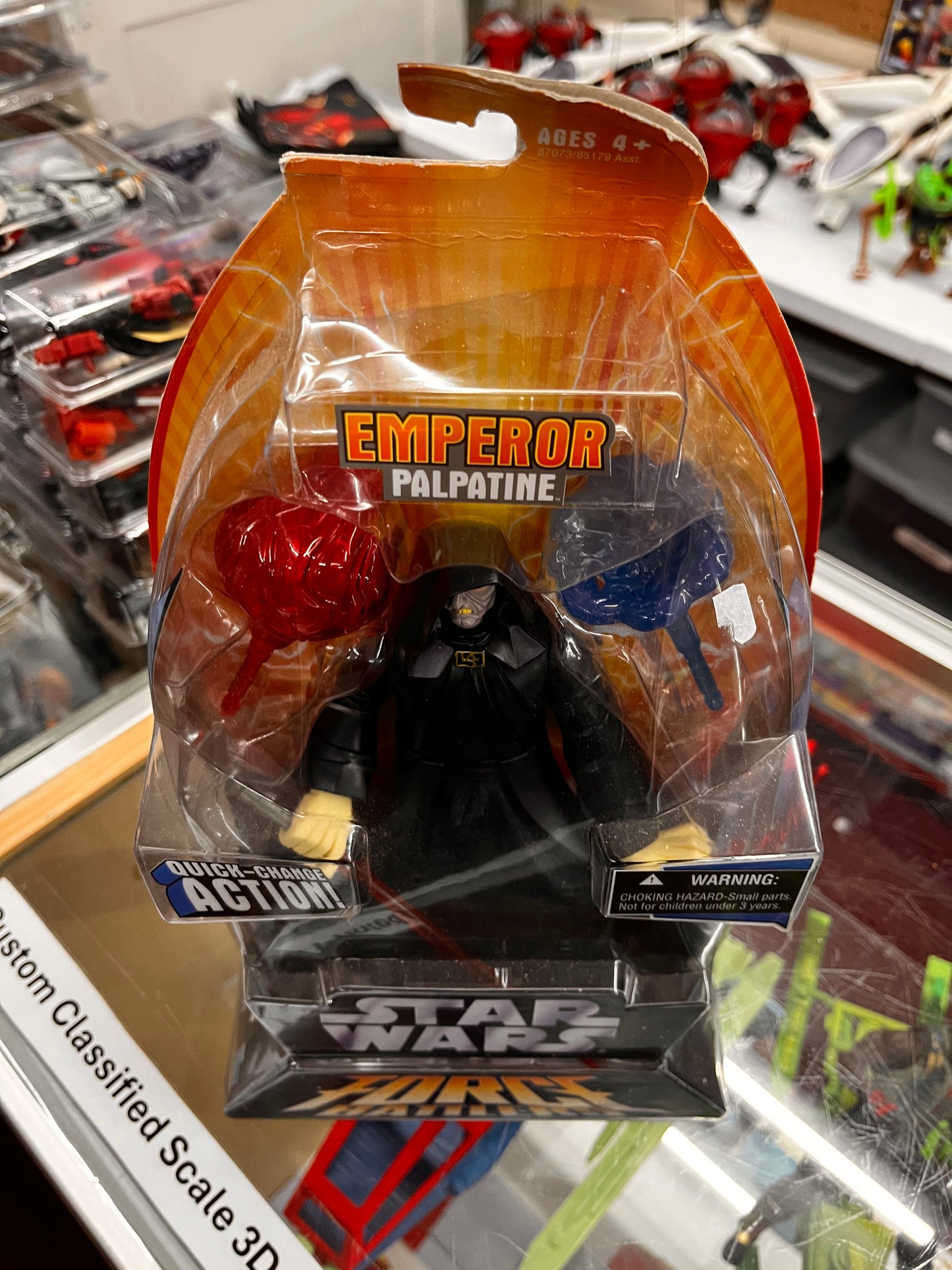 Star Wars Force Battlers 8" DARTH SIDIOUS EMPEROR PALPATINE New Lightsaber 2005