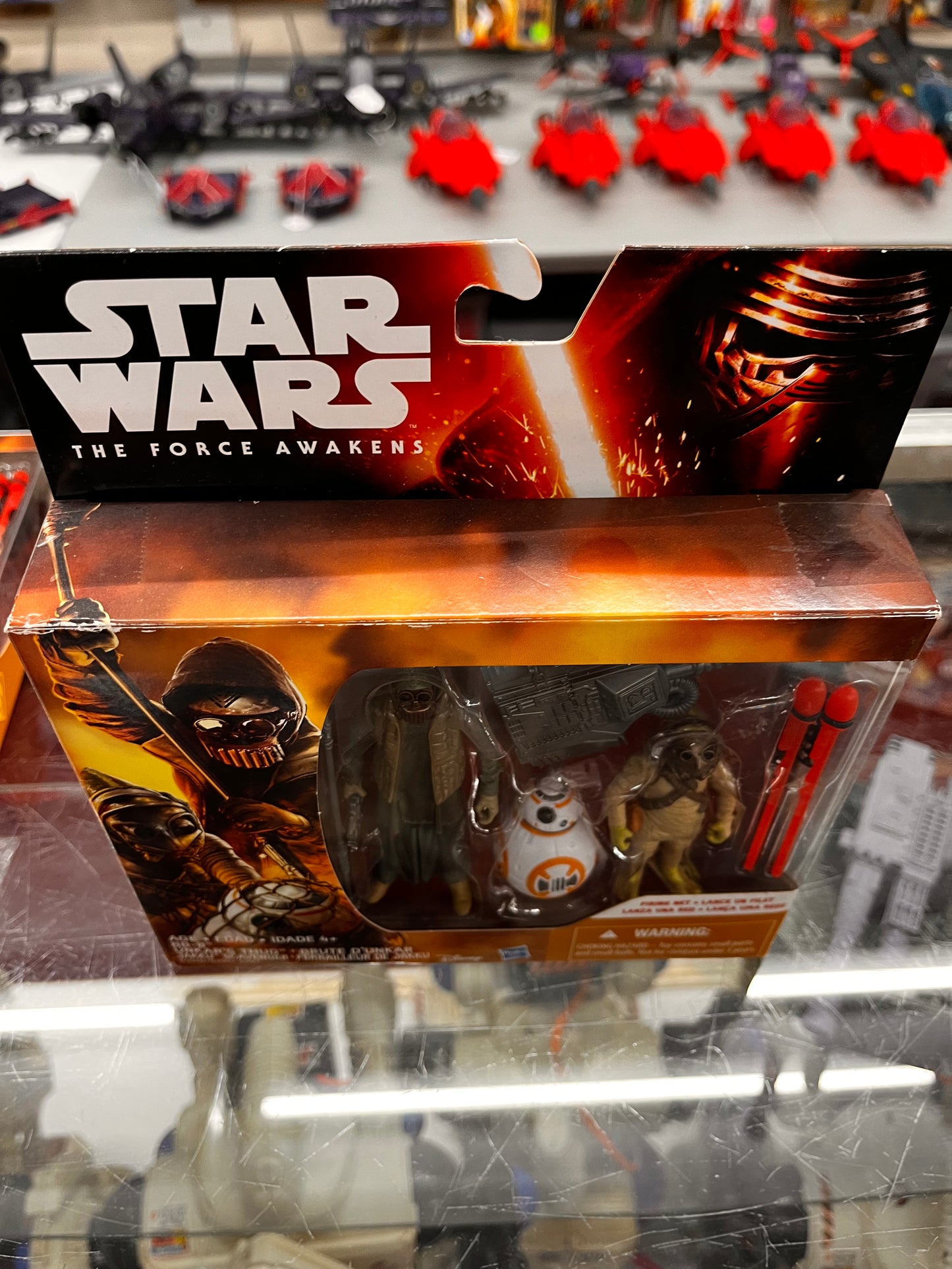 Star Wars The Force Awakens 3 Pack BB-8 Unkar's Thug Jakku Scavenger Figures