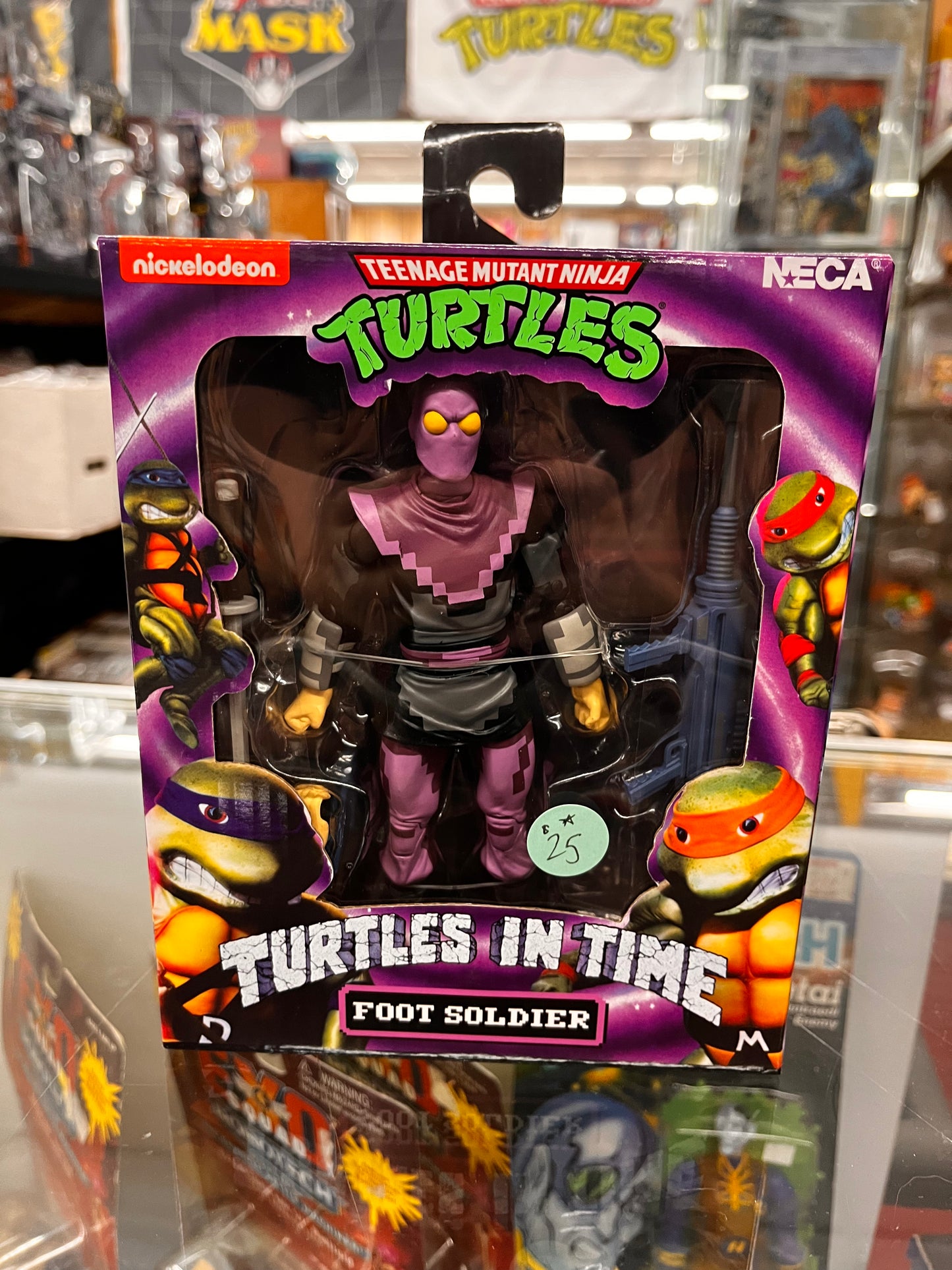 NECA TMNT Teenage Mutant Ninja Turtles Turtles in Time Figure 7" Foot Soldier