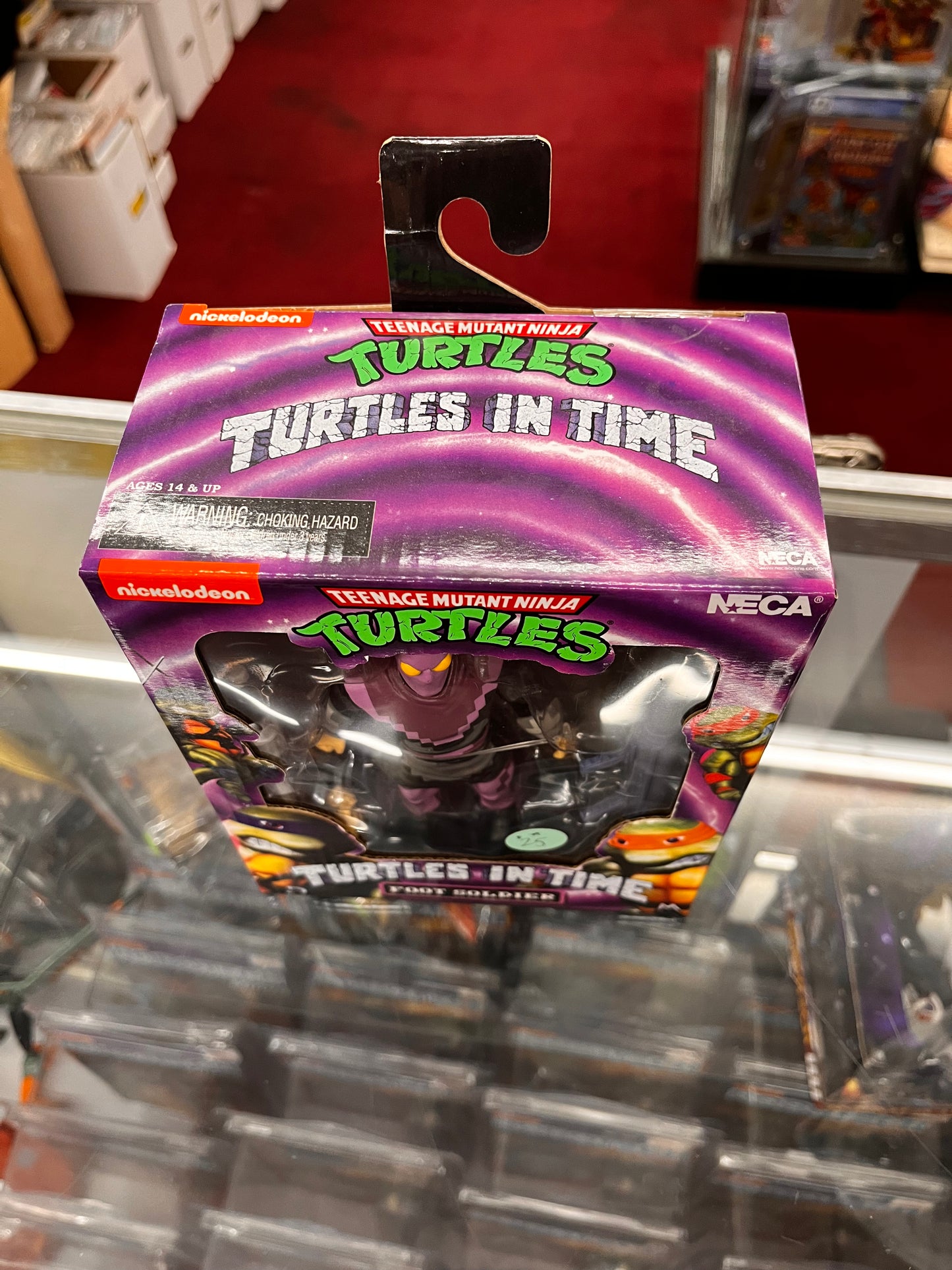 NECA TMNT Teenage Mutant Ninja Turtles Turtles in Time Figure 7" Foot Soldier