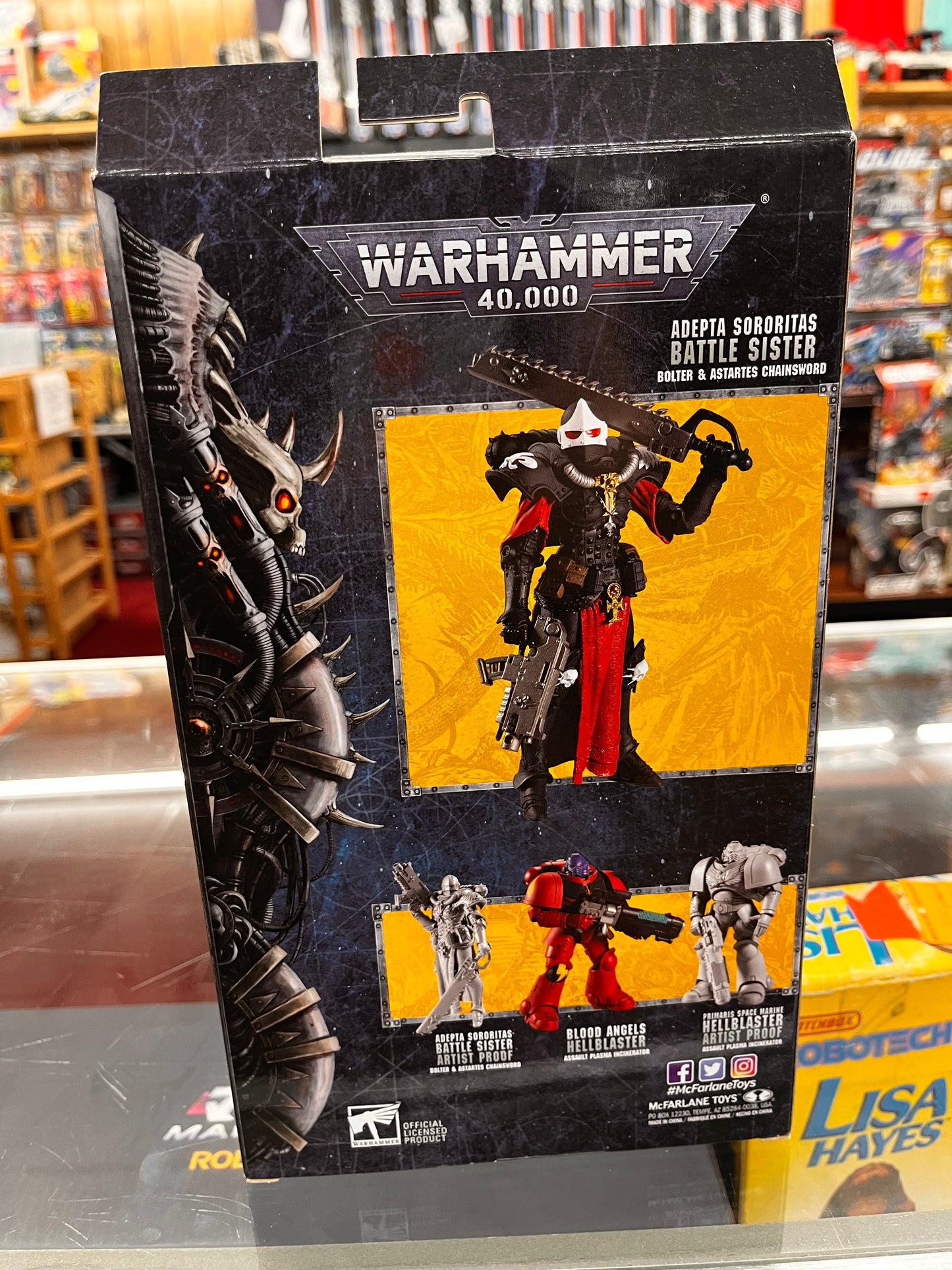 McFarlane Toys Warhammer 40K Adepta Sororitas Battle Sister 7" Action Figure NEW