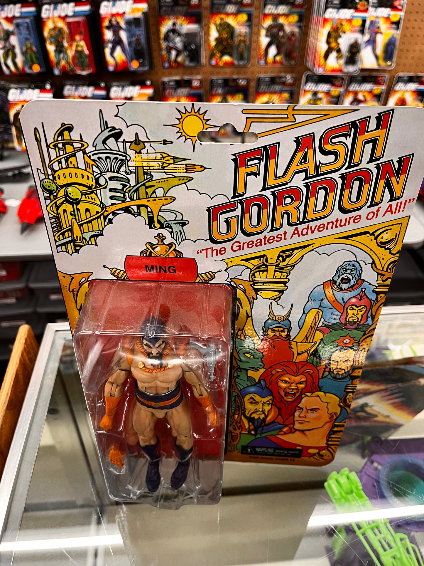 NECA Flash Gordon MING the Merciless Carded 8" Action Figure