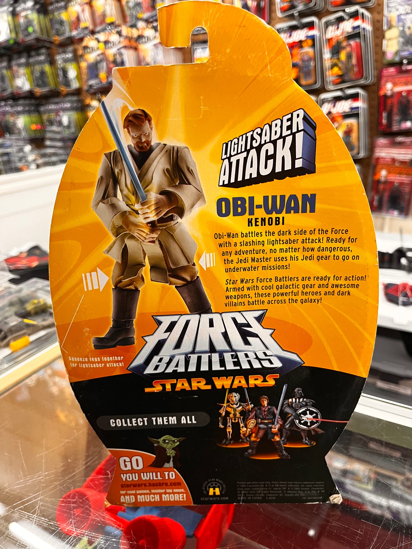 NIB Star Wars Force Battlers OBI-WAN Kenobi #435R