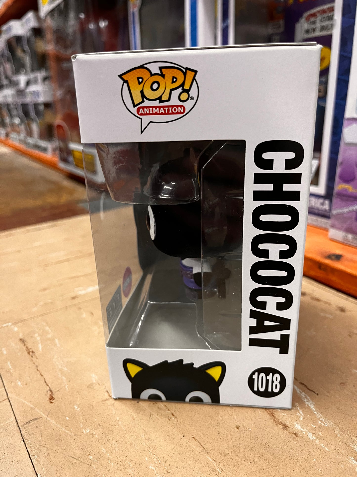 Funko Pop Naruto & Hello Kitty- Chococat 1018 FLOCKED, FYE EXCLUSIVE VAULTED