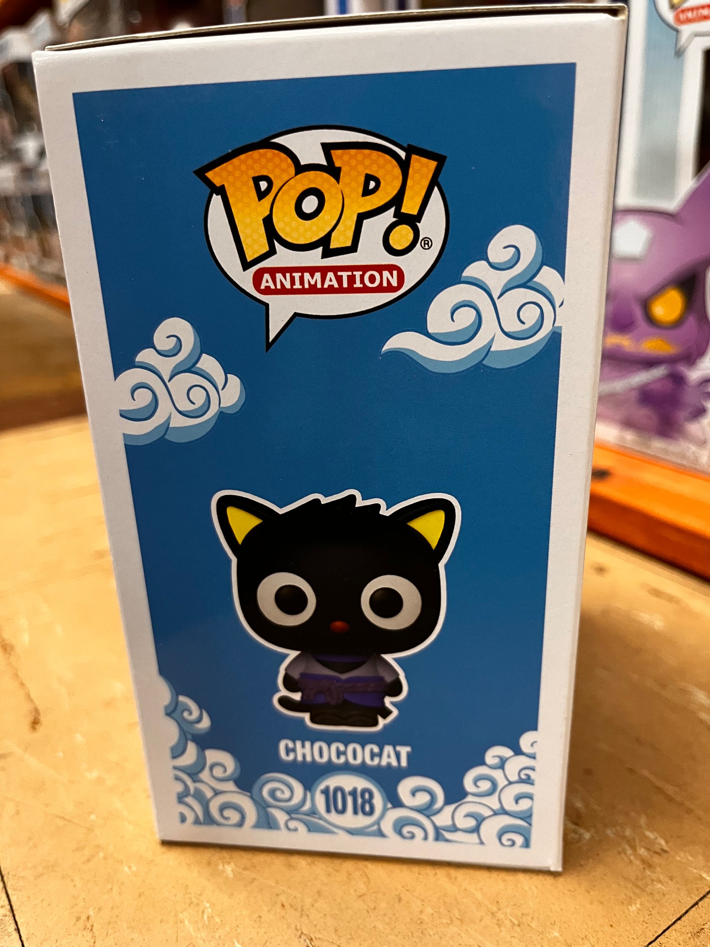 Funko Pop Naruto & Hello Kitty- Chococat 1018 FLOCKED, FYE EXCLUSIVE VAULTED