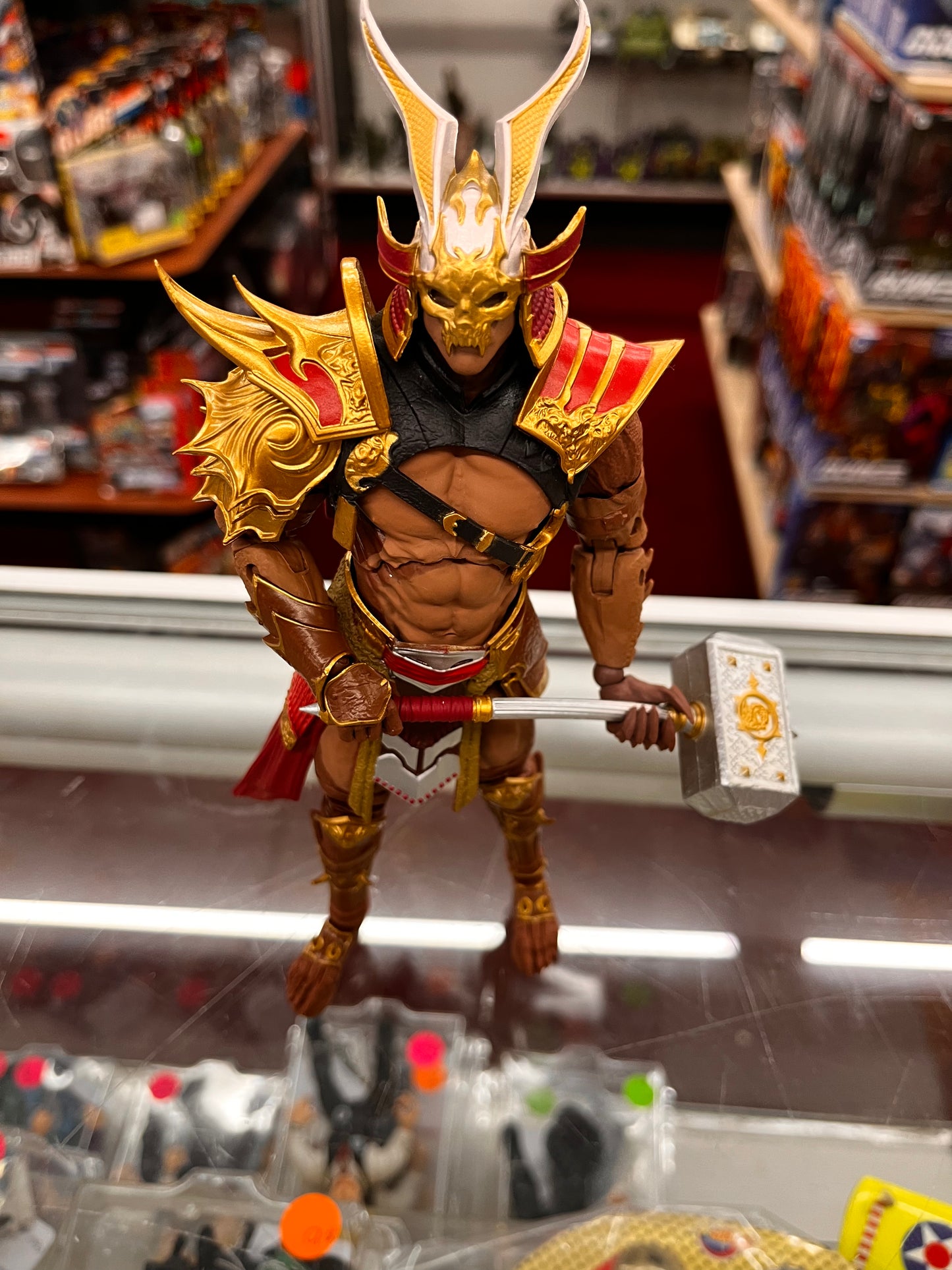 MORTAL KOMBAT SHAO KAHN 7" FIGURE NEW SEALED McFARLANE NICE PIECE