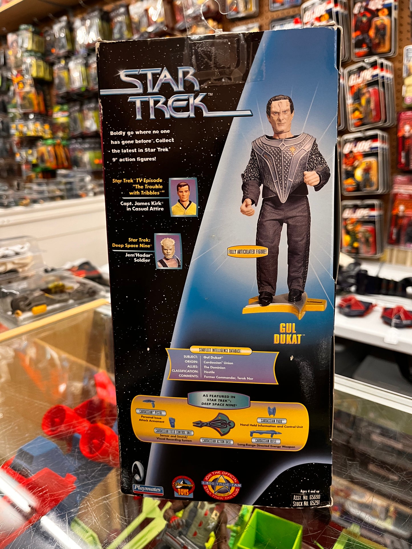 Playmates Toys Star Trek Gul Dukat Warp Factor 3 Series Action Figure BRAND NEW