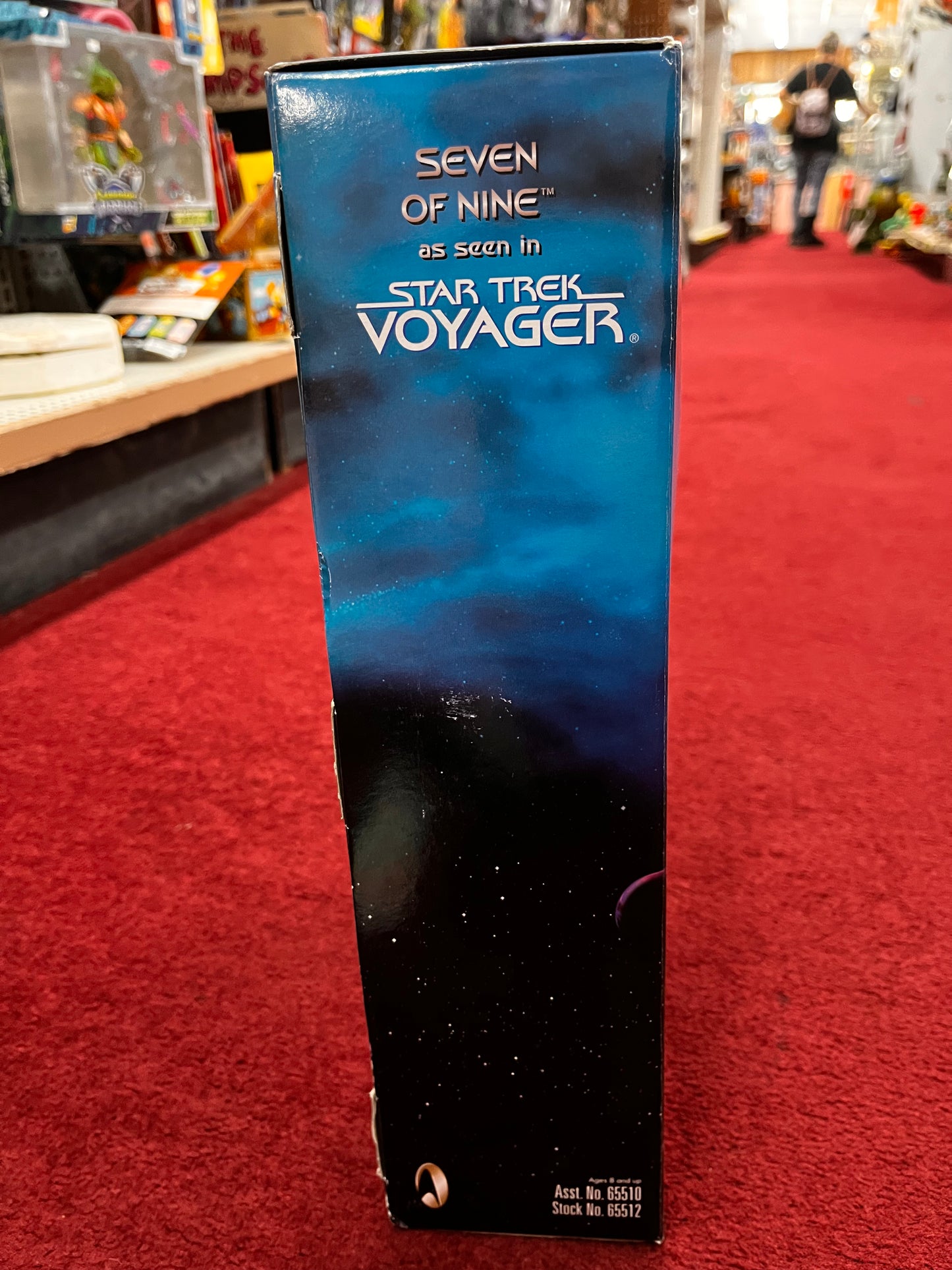 Rare SEVEN of NINE 12" FIGURE VOYAGER WOMEN STAR TREK PLAYMATES 7 of 9 Jeri Ryan