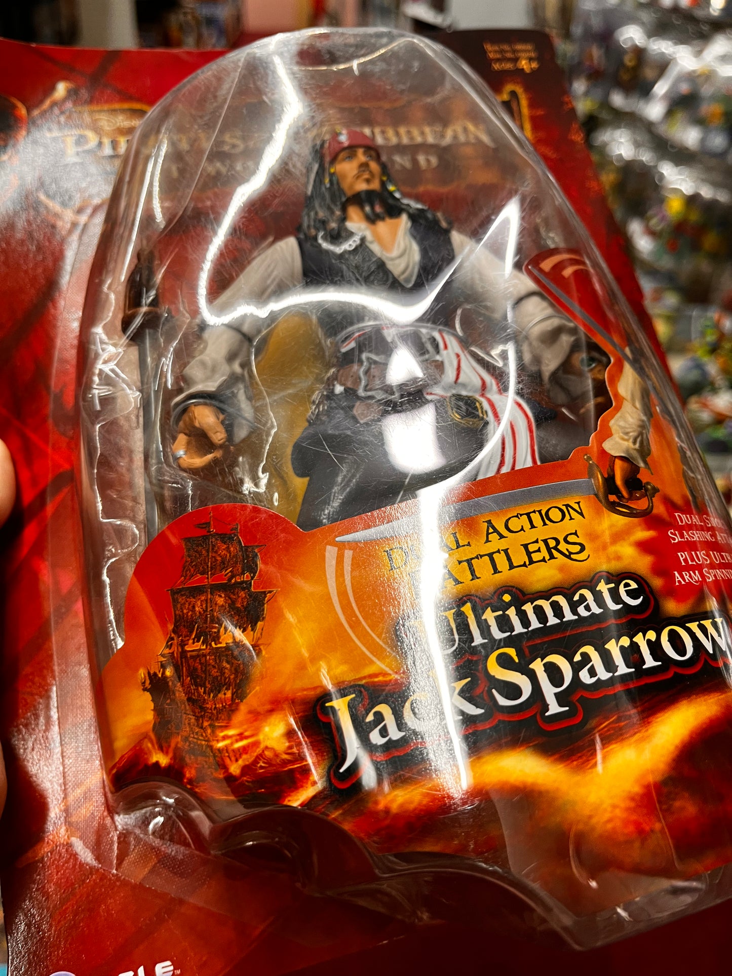 Pirates of The Caribbean 3 Ultimate Jack Sparrow Zizzle Figure Dual Action