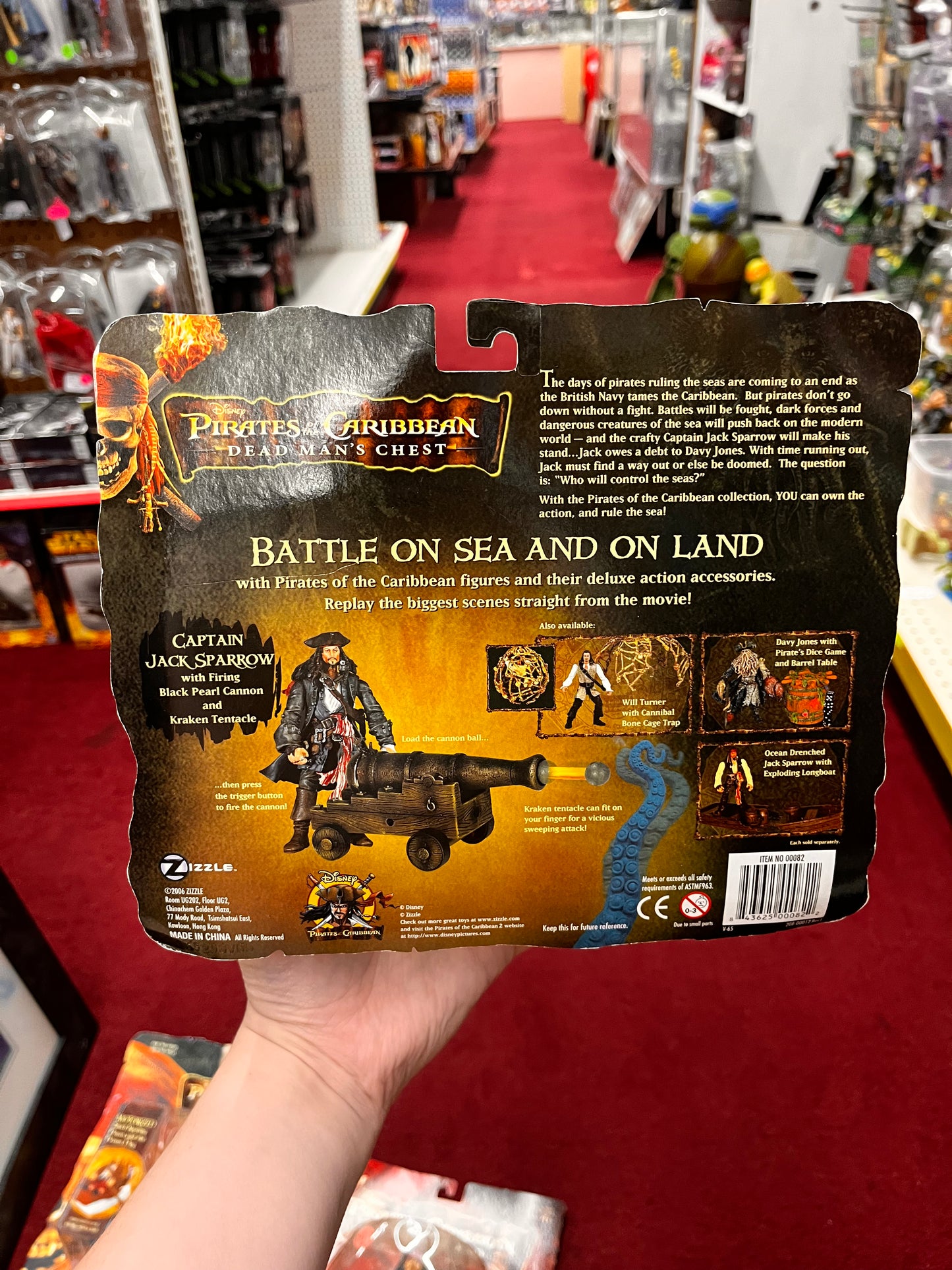 Pirates of the Caribbean Dead Man's Chest Deluxe Captain Jack Sparrow New A3
