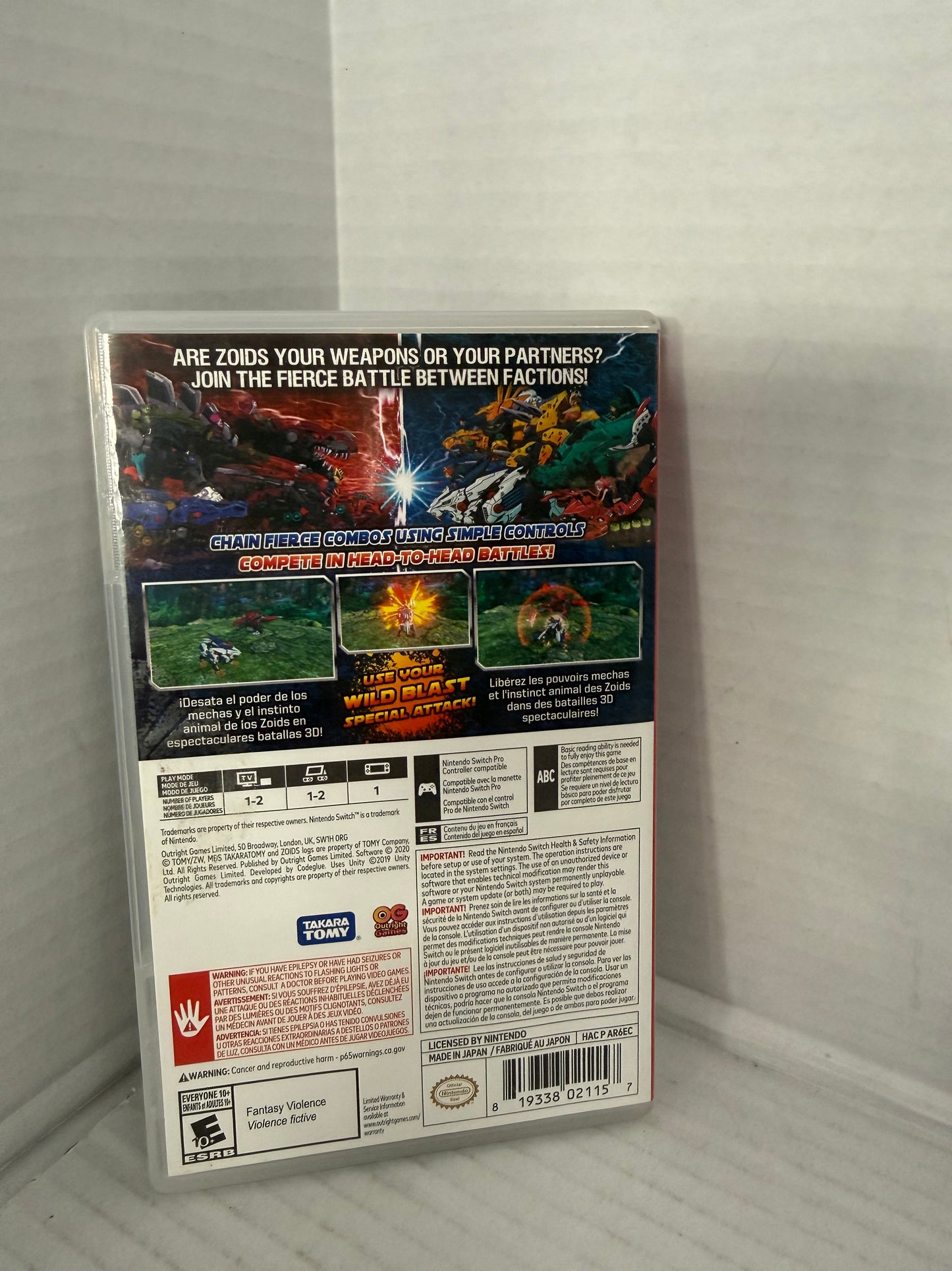 Zoids Wild: Blast Unleashed - Nintendo Switch