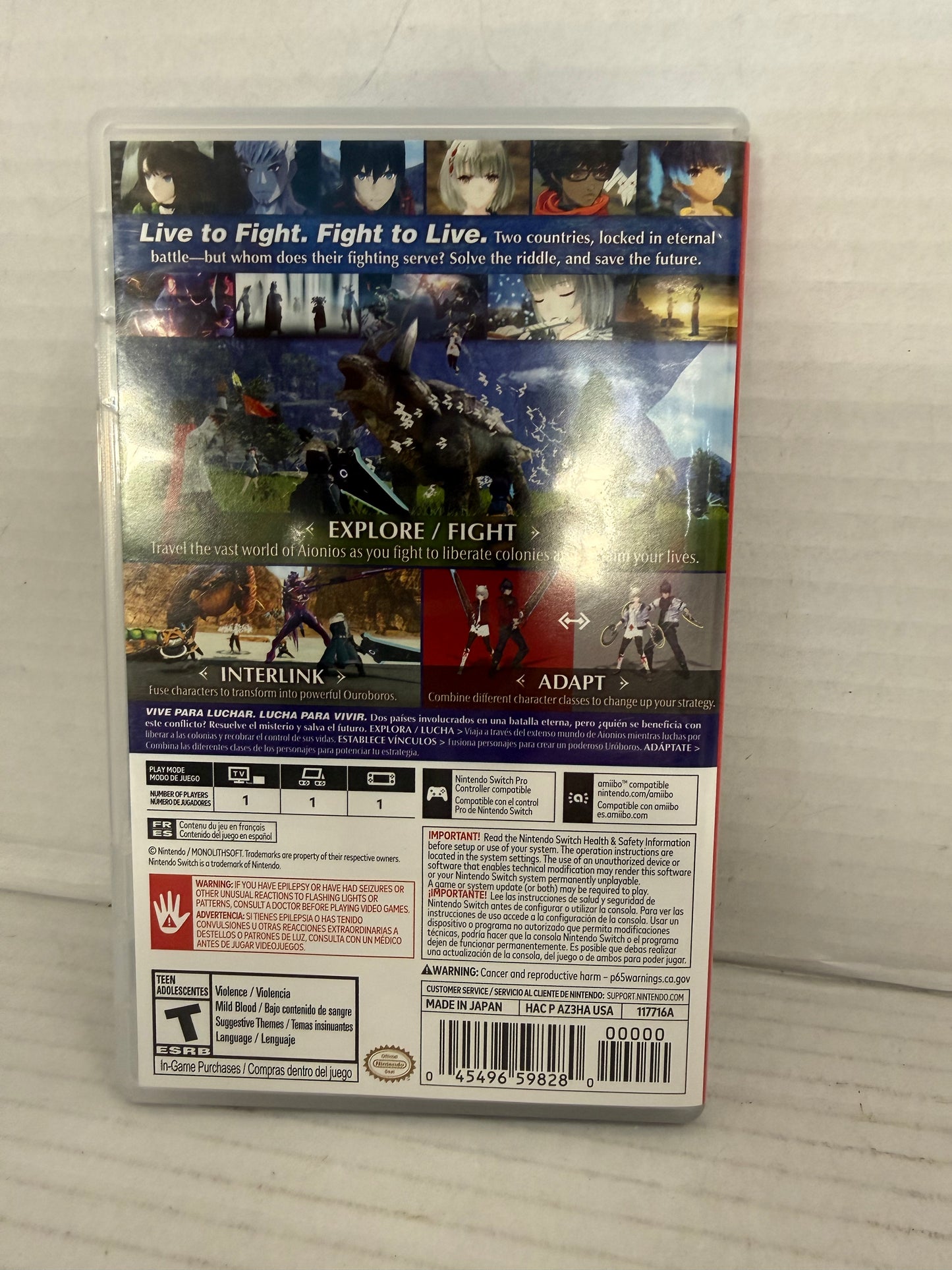 Xenoblade Chronicles 3 - Nintendo Switch