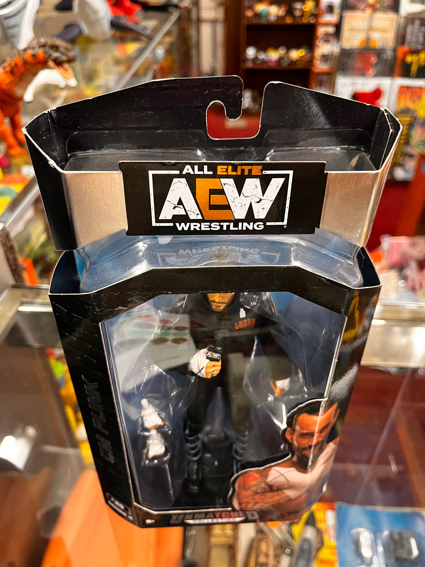 New Sealed All Elite Wrestling AEW Unmatched Series CM Punk Figure #25 Series 4