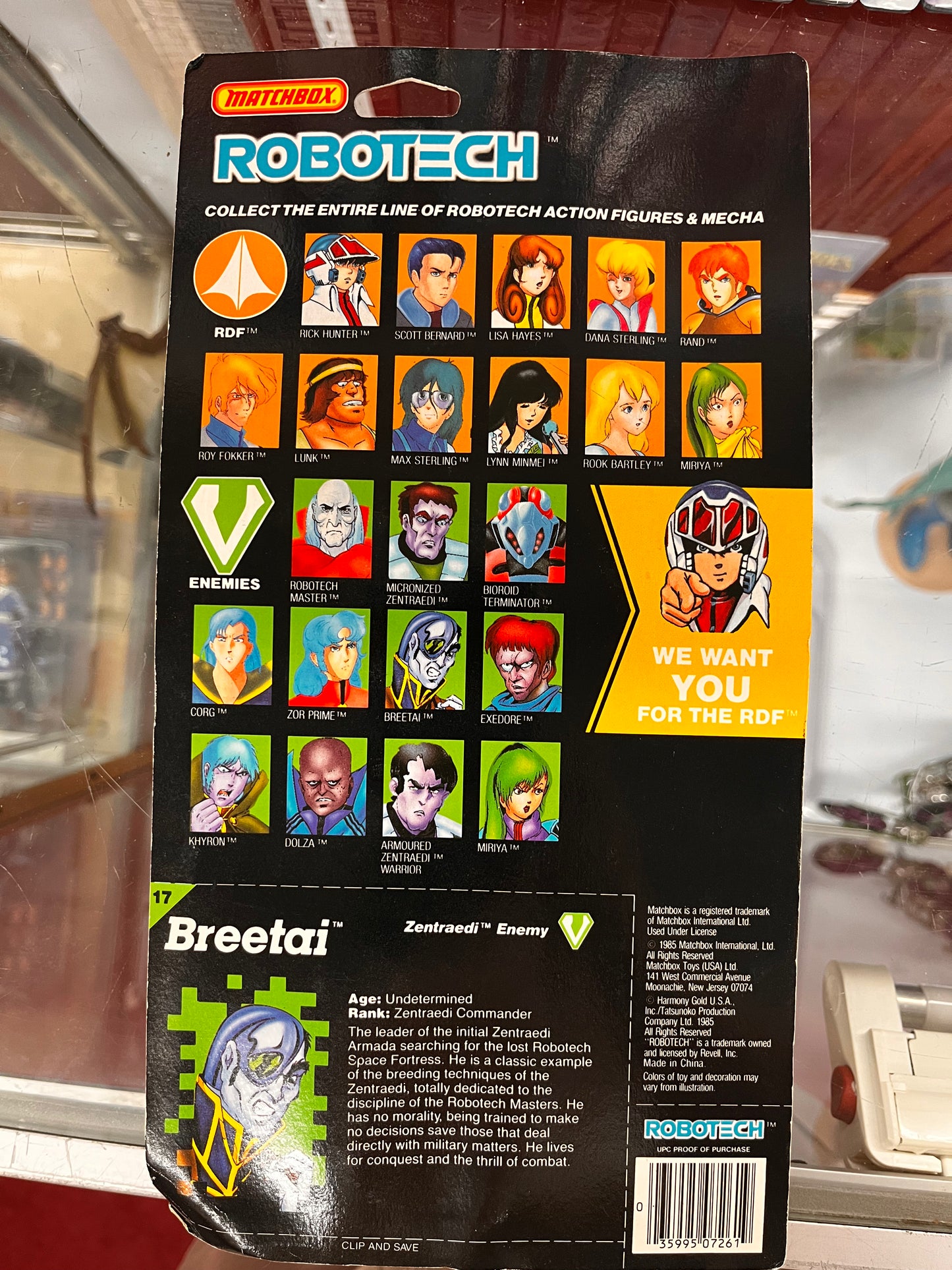 Robotech Breetai 15cm Matchbox