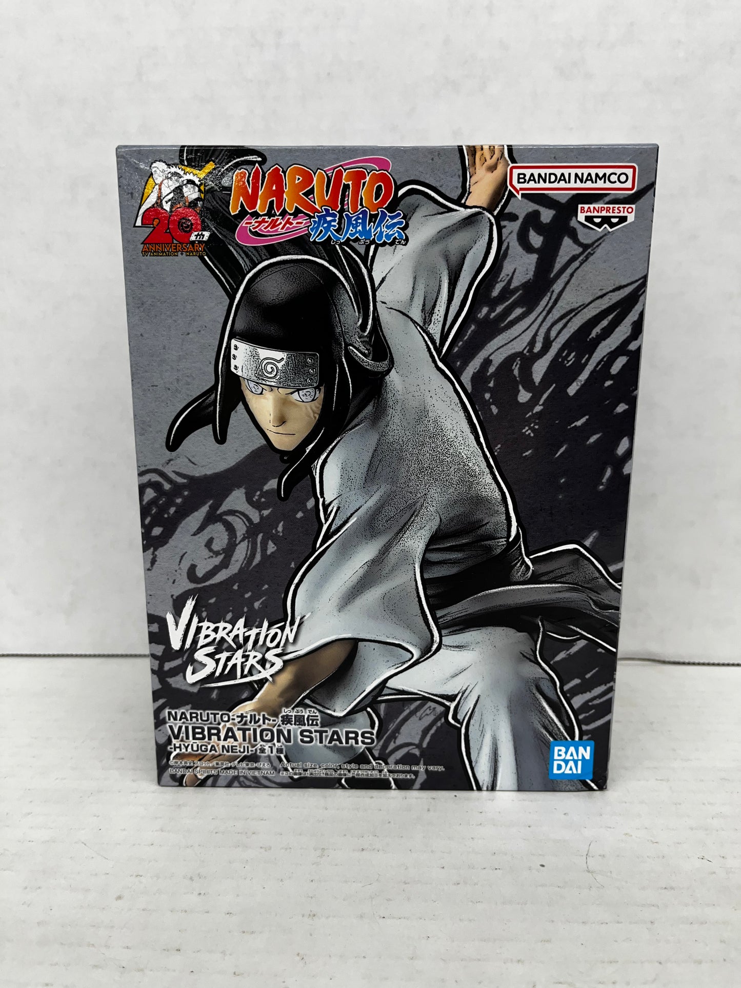 Naruto Shippuden VIBRATION STARS Neji Hyuga Figure BANDAI