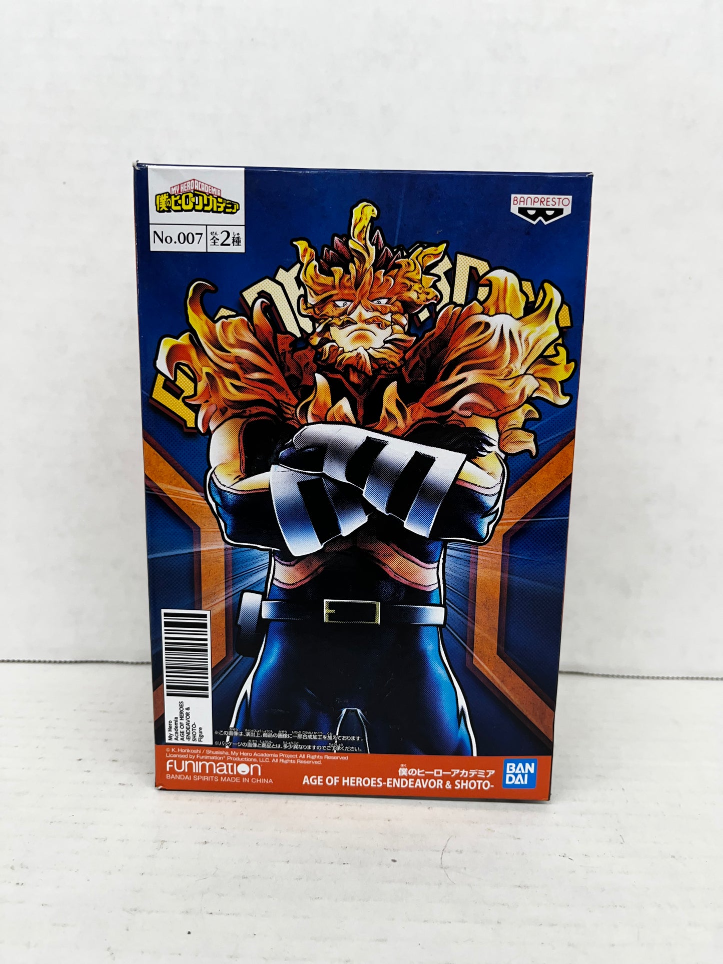 Endeavor My Hero Academia Figure/ Figurine (Banpresto Age of Heroes Vol.7)