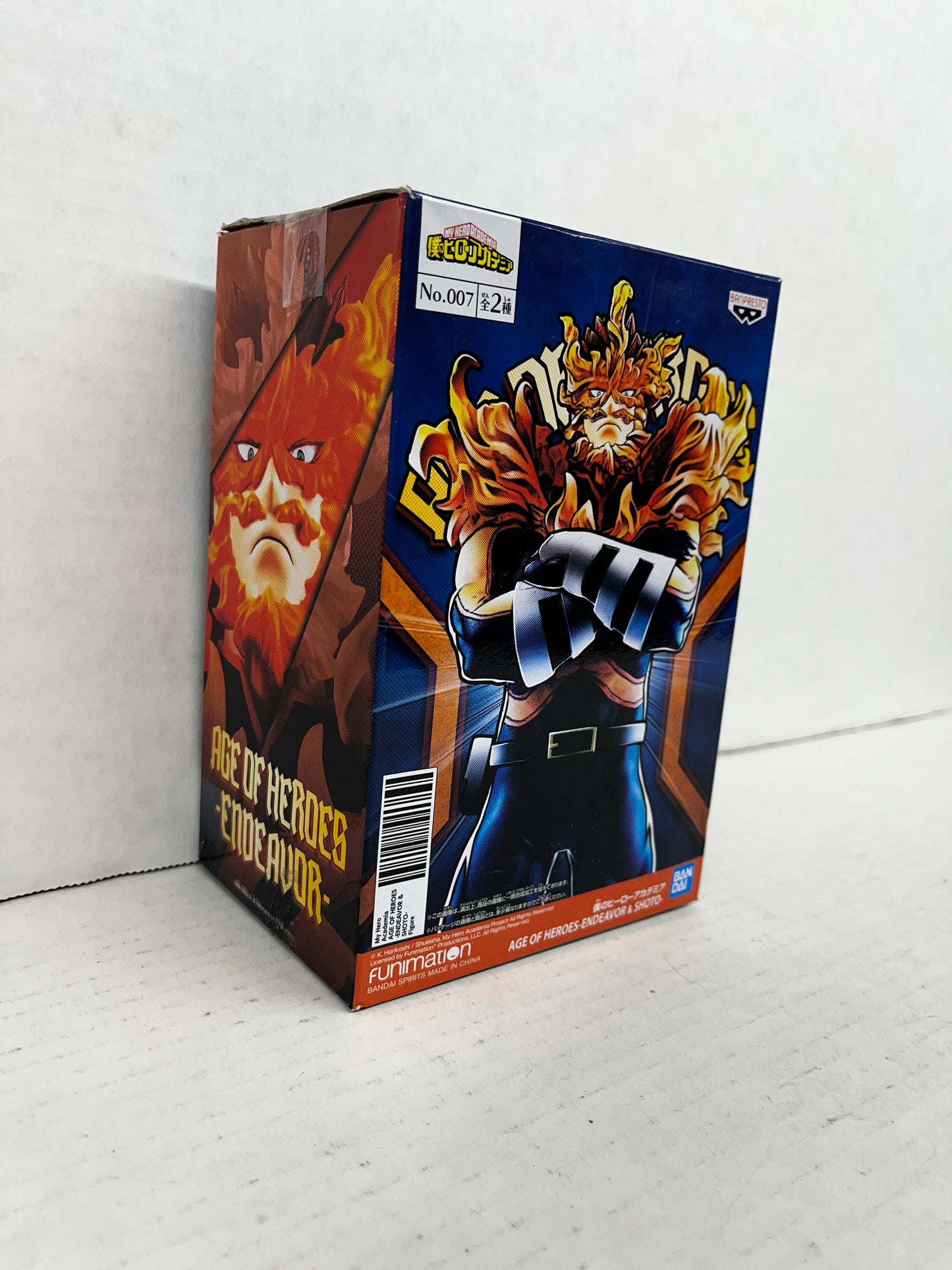 Endeavor My Hero Academia Figure/ Figurine (Banpresto Age of Heroes Vol.7)