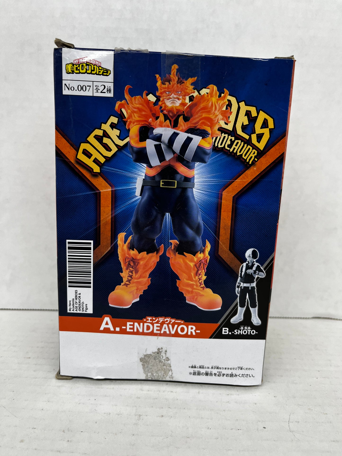 Endeavor My Hero Academia Figure/ Figurine (Banpresto Age of Heroes Vol.7)