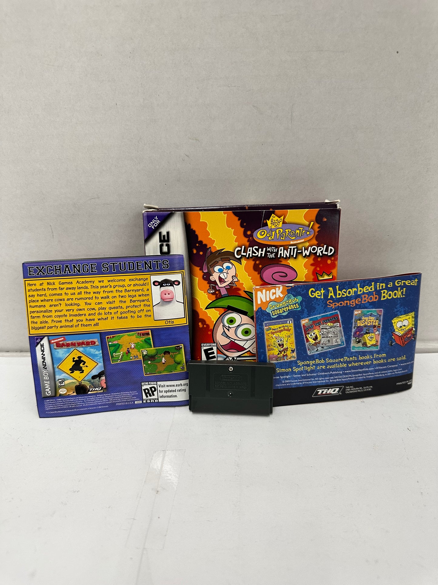The Fairly Oddparents Clash With The Anti-World (Gameboy Advance GBA)