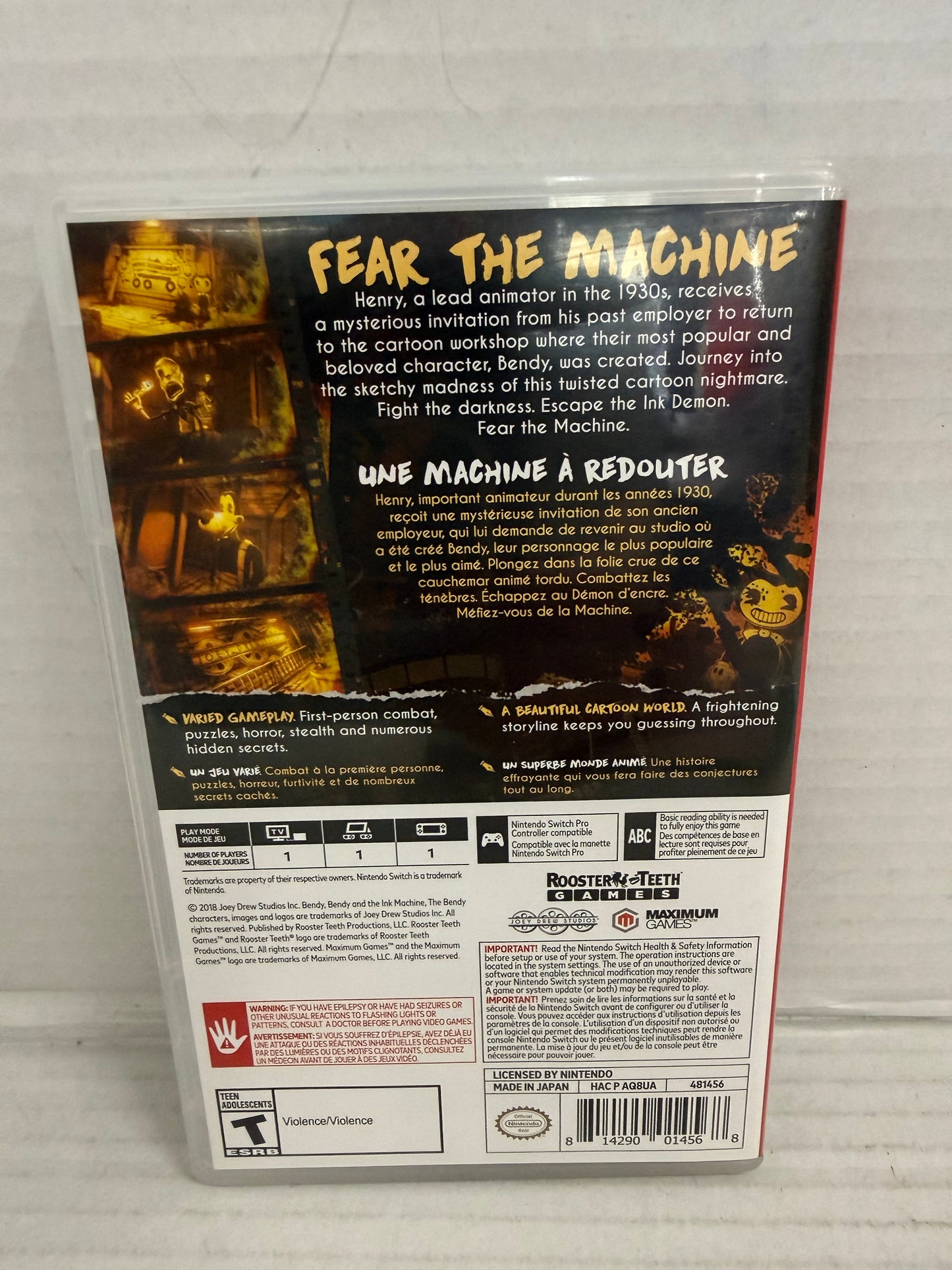 Bendy and the Ink Machine - Nintendo Switch
