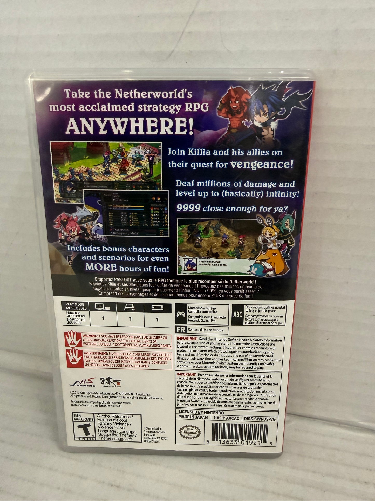 Disgaea 5-For Nintendo Switch