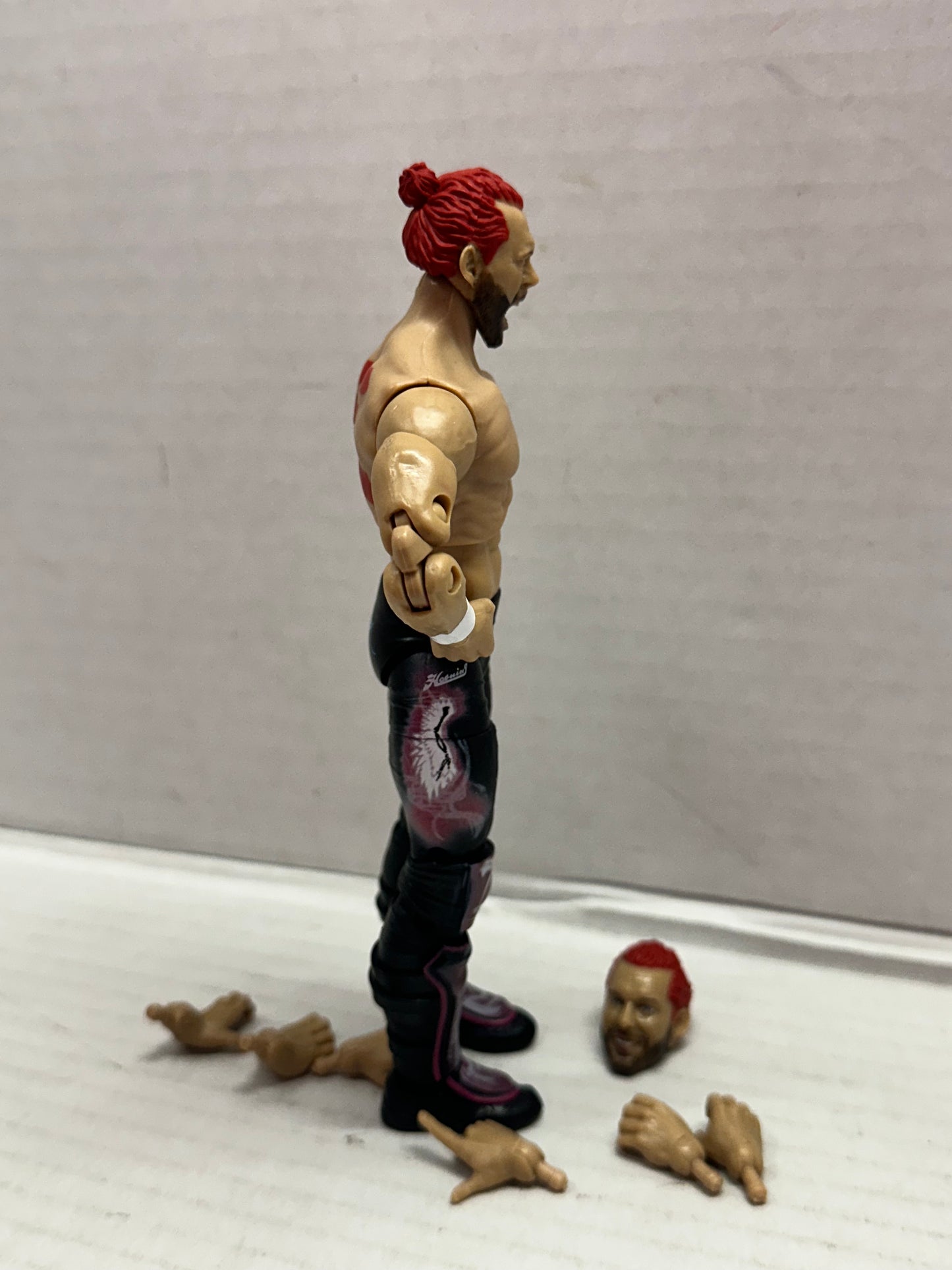 AEW Kenny Omega Action Figure Unrivaled Street Fighter Akuma Gamestop