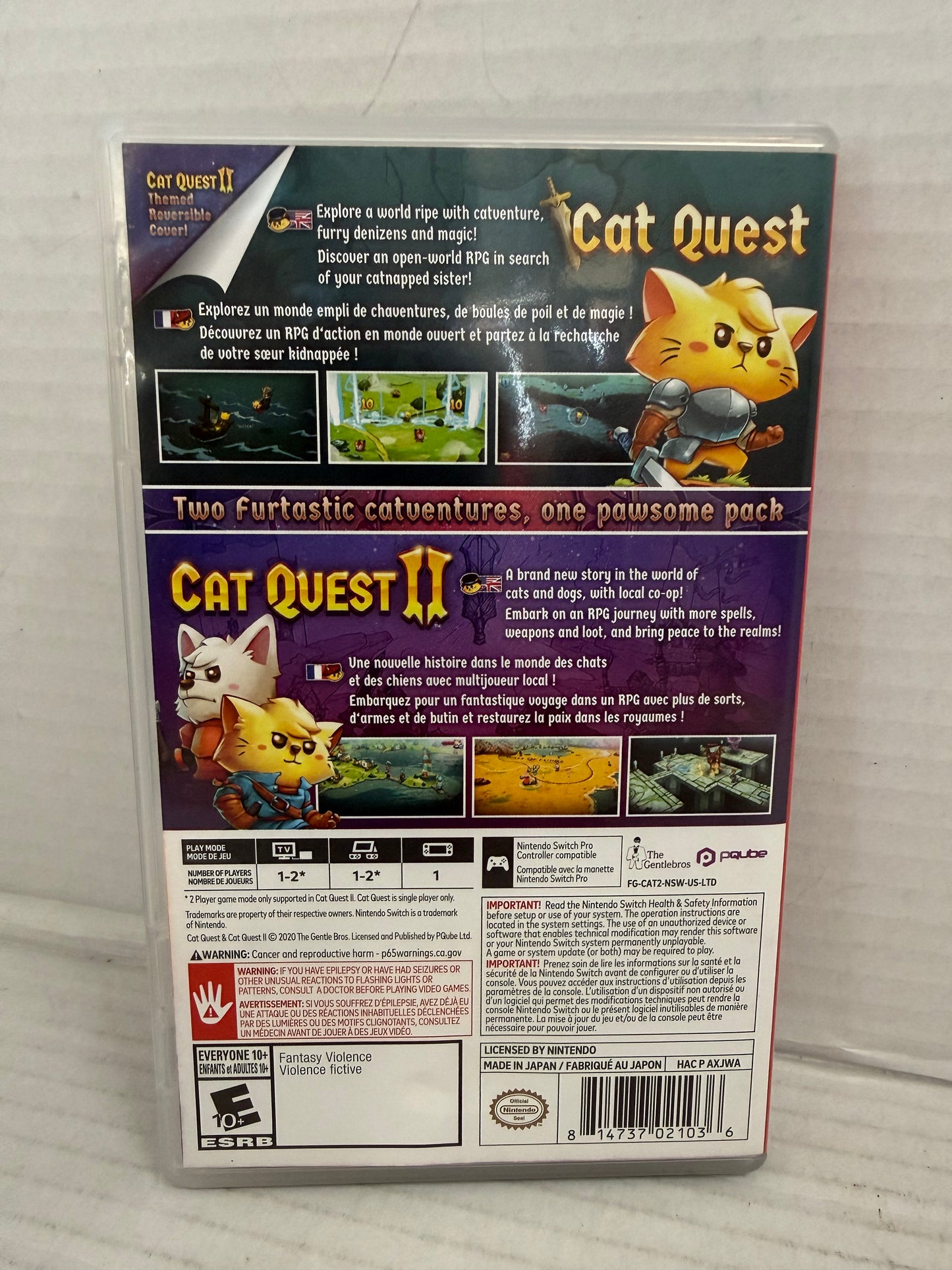 Cat Quest + Cat Quest II Pawsome Pack - Nintendo Switch