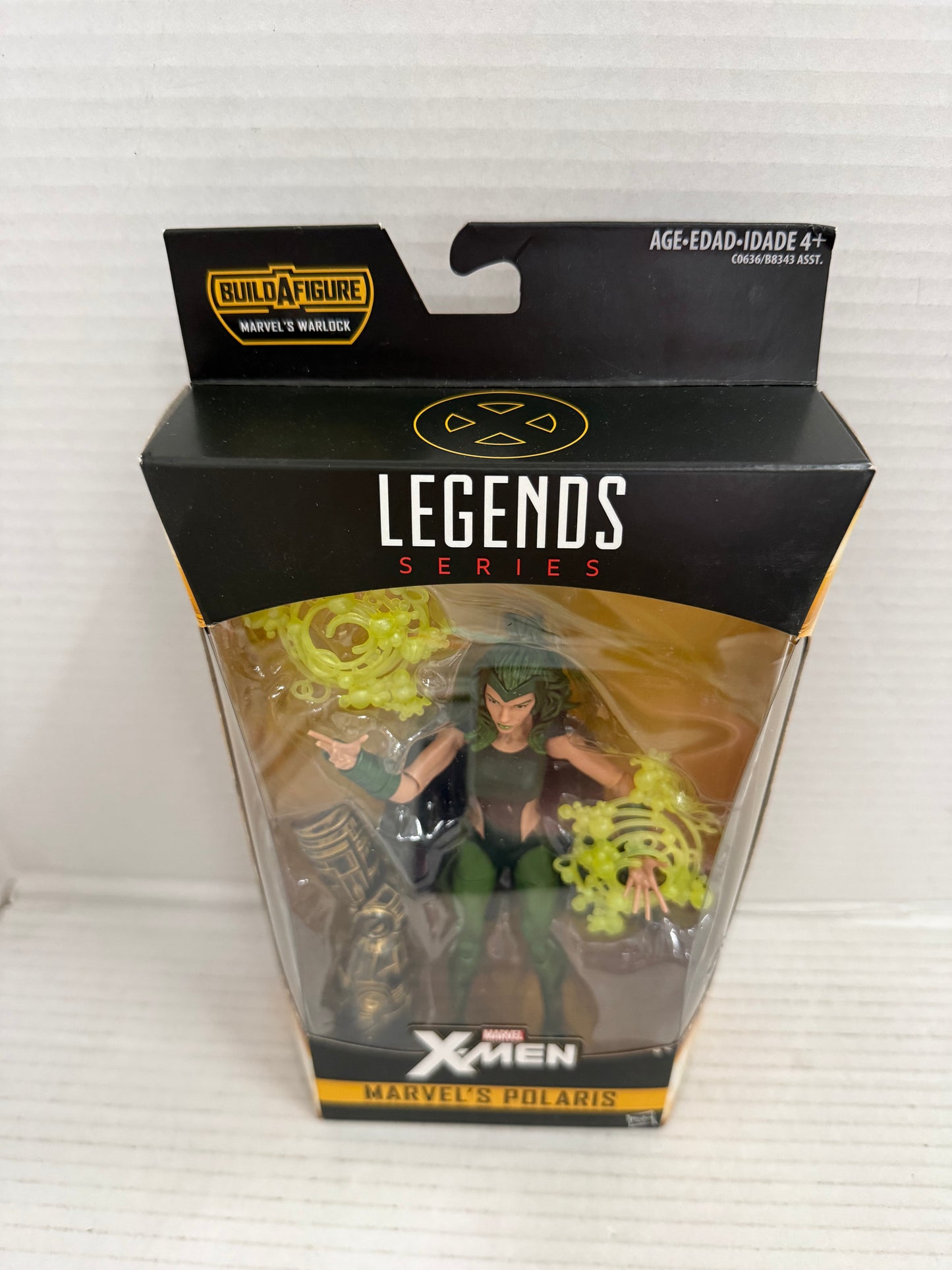 Marvel Legends X-Men Polaris 6" figure Warlock BAF MIP