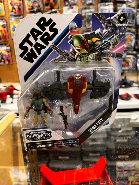 Hasbro Star Wars Mission Fleet Boba Fett Figure & Ship Disney NEW